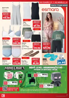 Náhled letáku Noční košile, S - L, různé barvy, cena za 1 kus od 22.07.2026 | Strana: 7 | Produkty: Tílko, Košile, Barvy, Noční košile