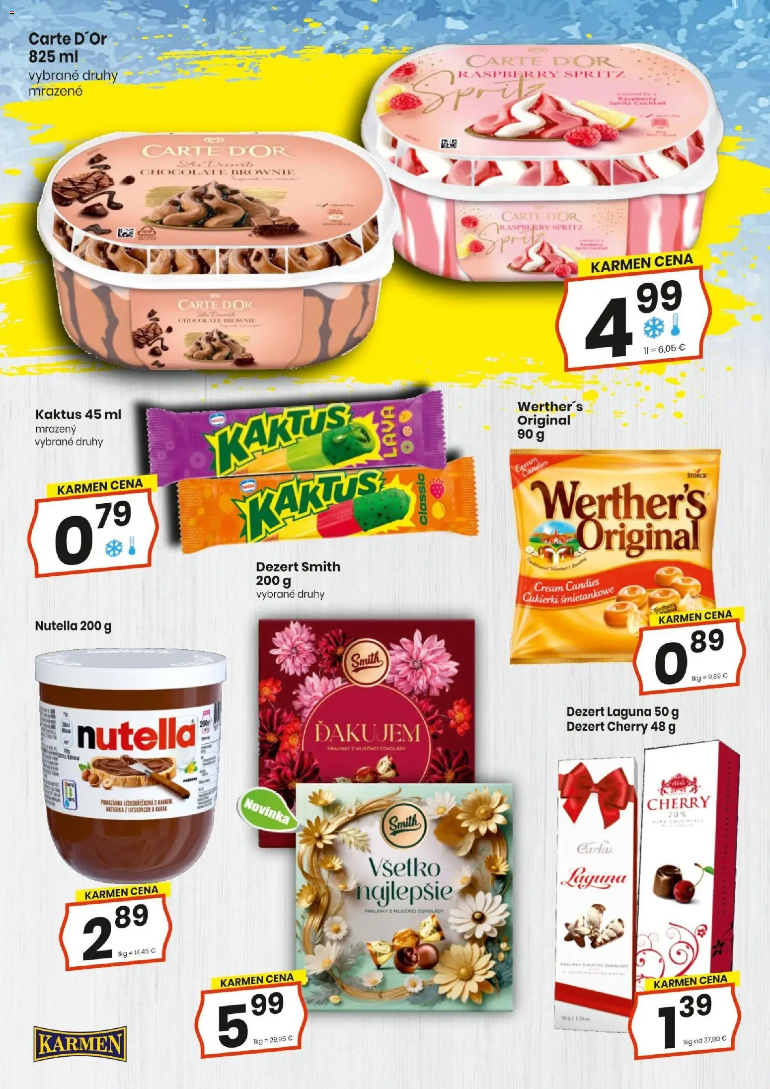 Nové KARMEN CBA akcie – leták je platný od 17.09.2026 | Strana: 2