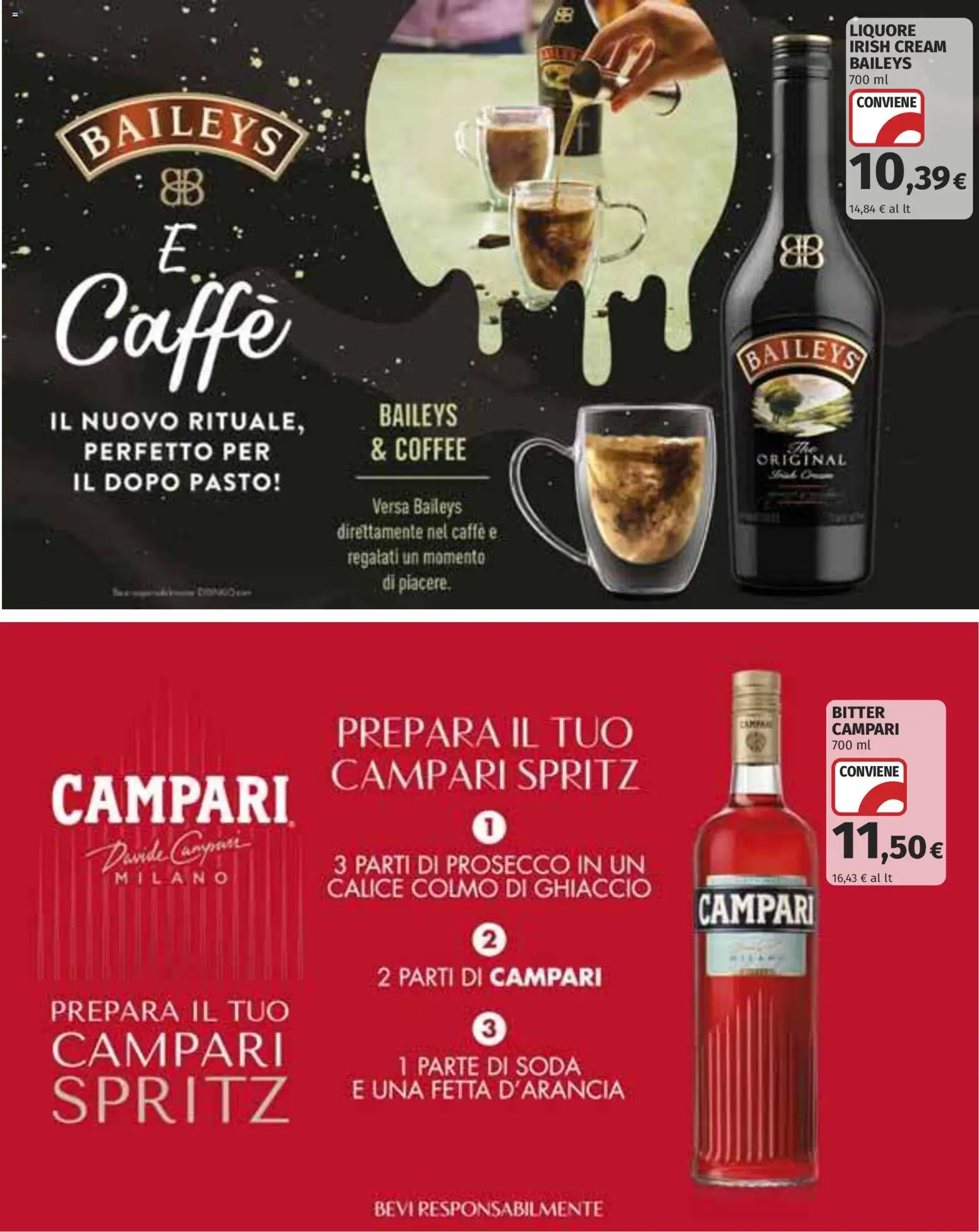Volantino Ipercoop del 02/07/2026 | Pagina: 44 | Prodotti: Calice, Caffè, Prosecco, Liquore