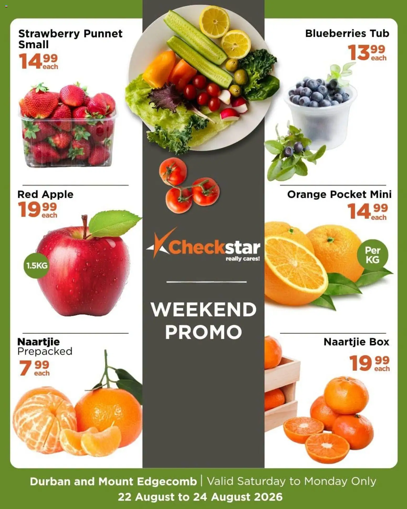 New Check Star catalogue – valid from 22/08/2026 | Page: 1 | Products: Blueberries, Box