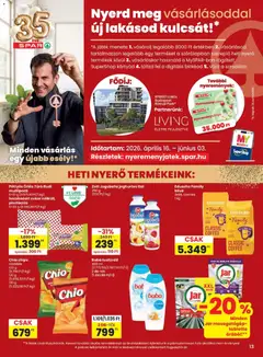 Spar akciós újság - amely érvényes a következő dátumtól: 07.05.2026 | Oldal: 13