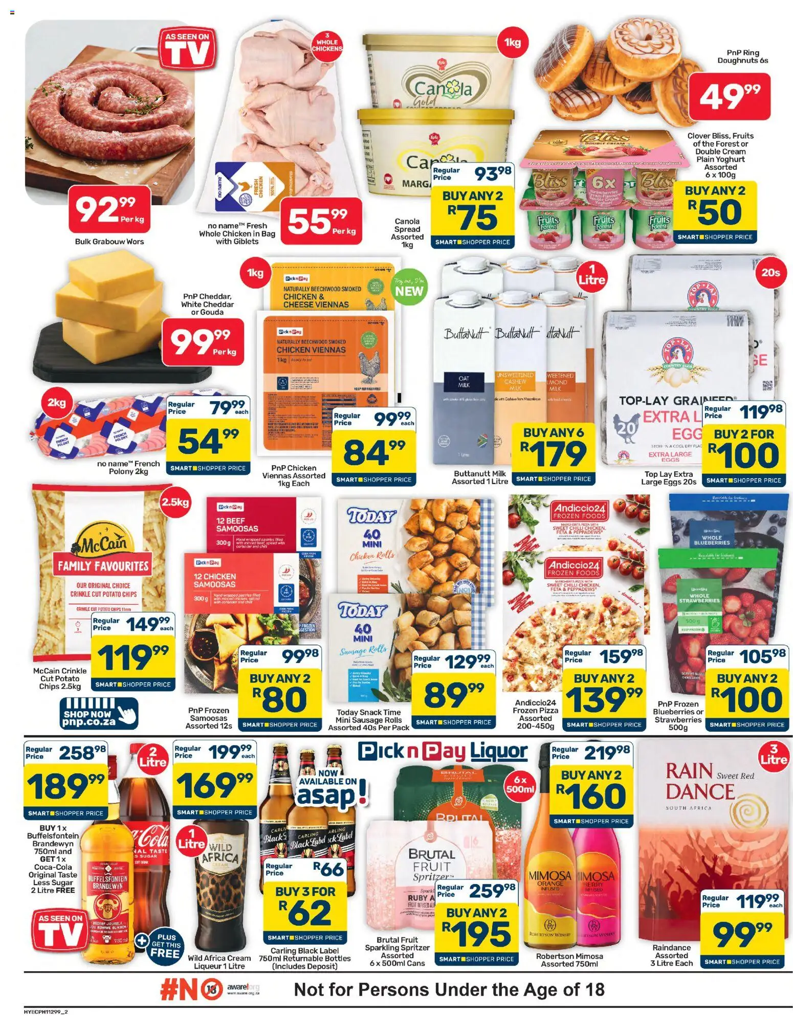 New Pick n Pay catalogue – valid from 24/09/2026 | Page: 2 | Products: Eggs, Polony, Samoosas, Fruit