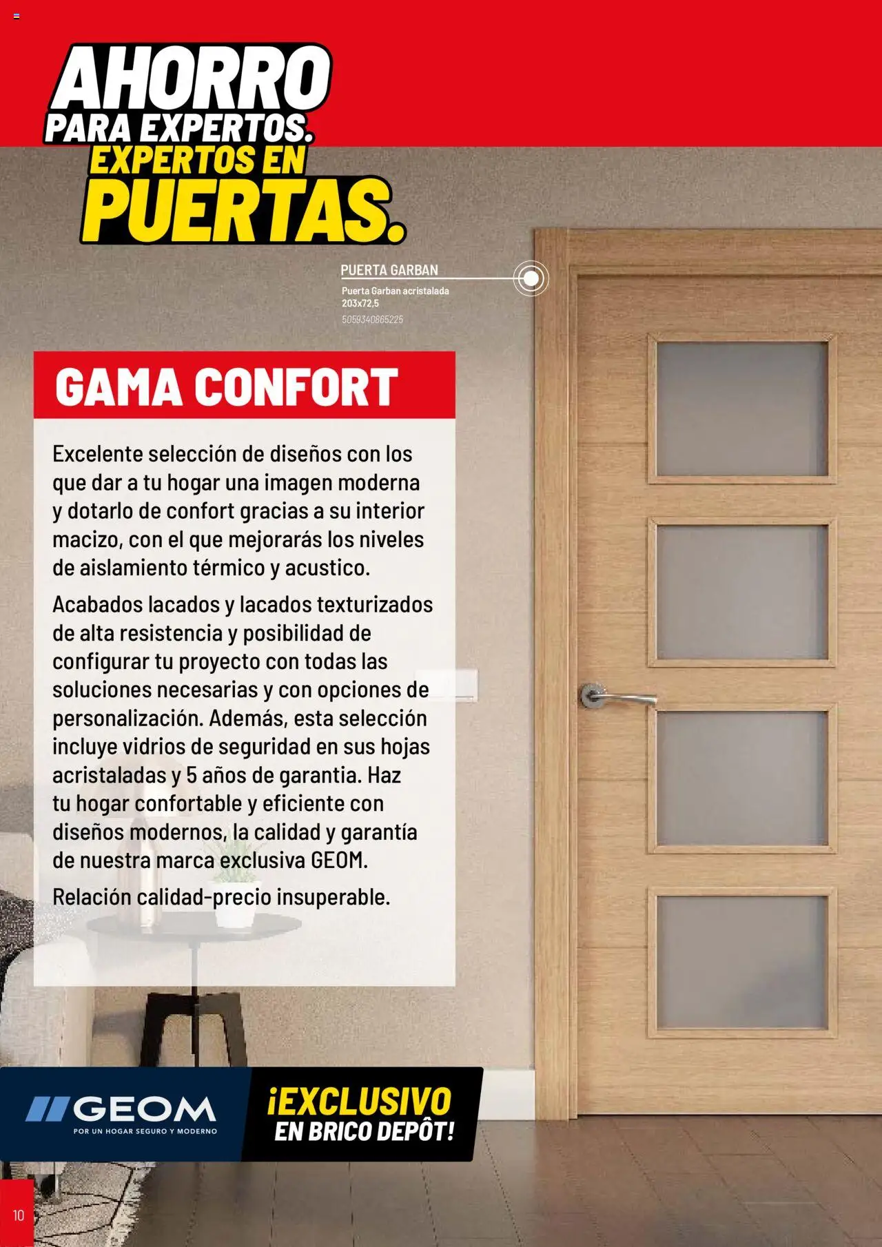 Brico Depôt Puertas y ventanas │ válido desde el 23/07/2025 | Página: 10