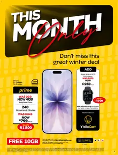 MTN specials catalogue – valid from 08.06.2026 | Page: 3 | Products: Data, Sim, Watch