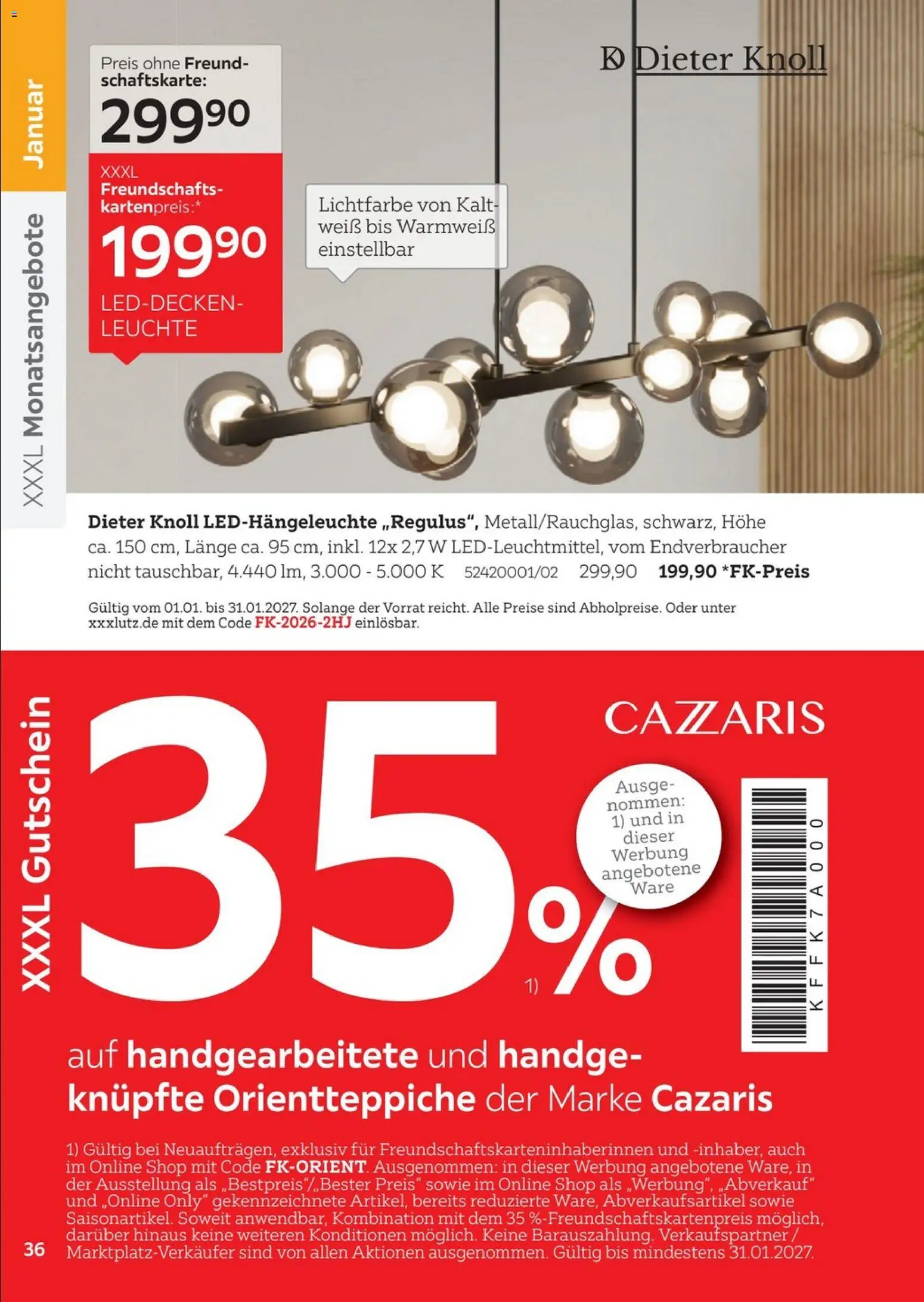 XXXLutz Freundschaftskartenjournal – gültig ab 01.08.2026 | Seite: 36