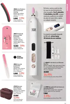 Vista previa Oriflame - Catálogo Campaña 12 válido desde el 26/08/2026 | Página: 77 | Productos: Maquillaje, Lima, Batería, Neceser