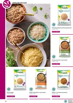 Pogląd oferty "Kasza jęczmienna perłowa gotowana, opak. 2,5 kg" - ważna od 29.05.2025 | Strona: 32 | Produkty: Czerwona soczewica, Kasza, Bulgur, Soczewica