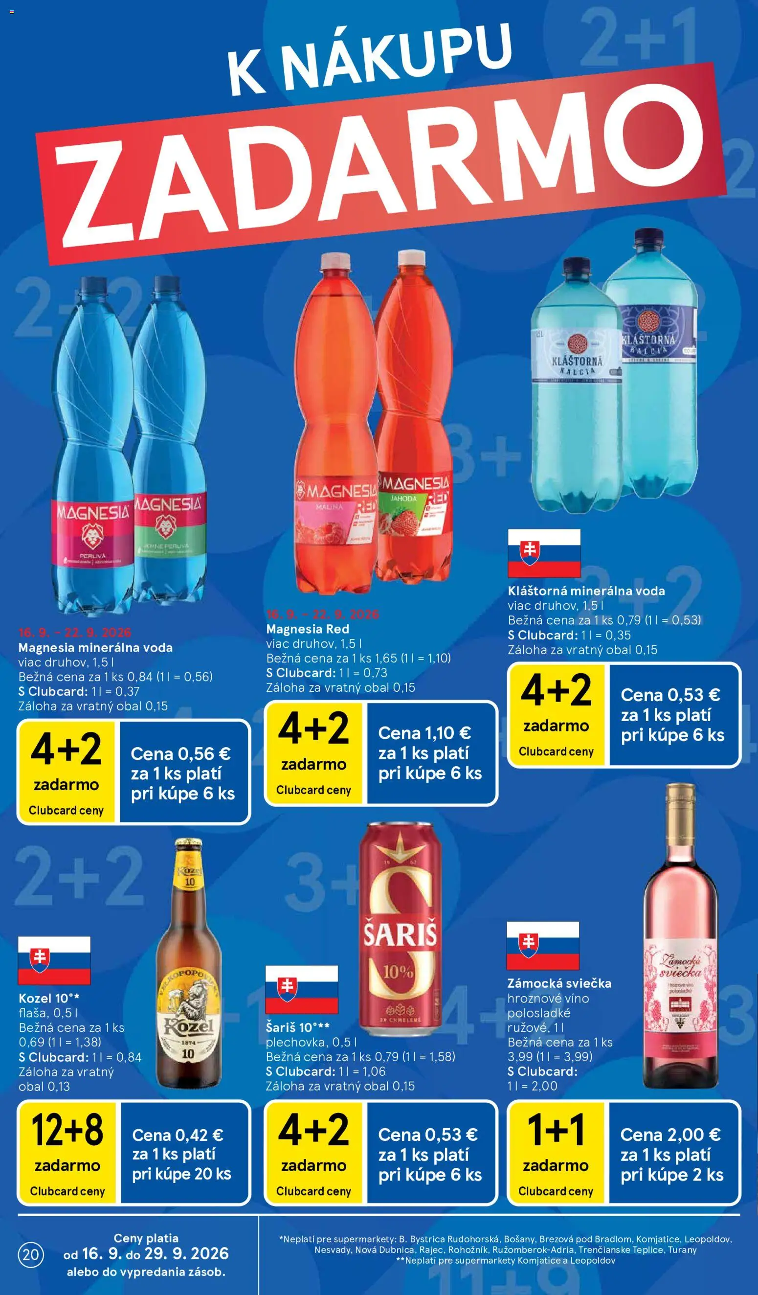 Nové Tesco akcie – leták je platný od 16.09.2026 | Strana: 20