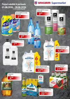 Ofertele Unicarm valabile de la 01.06.2026 | Pagină: 6 | Produse: Zmeură, Plastik Kulübe, Apă, Lămâie