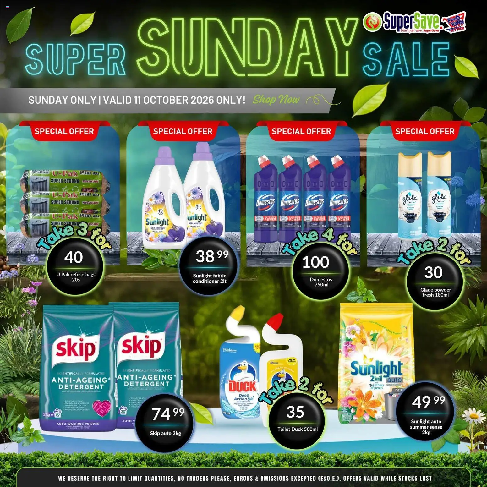 New Super Save catalogue – valid from 11/10/2026 | Page: 7 | Products: Toilet, Powder, Conditioner, Washing powder