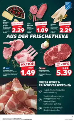 Náhled letáku Kaufland Německo leták - Rostock od 16.07.2026 | Strana: 3 | Produkty: Filet