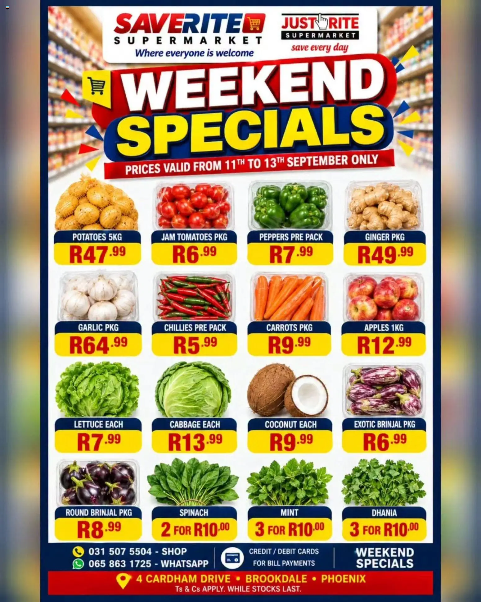 New Saverite catalogue – valid from 11/09/2026 | Page: 1