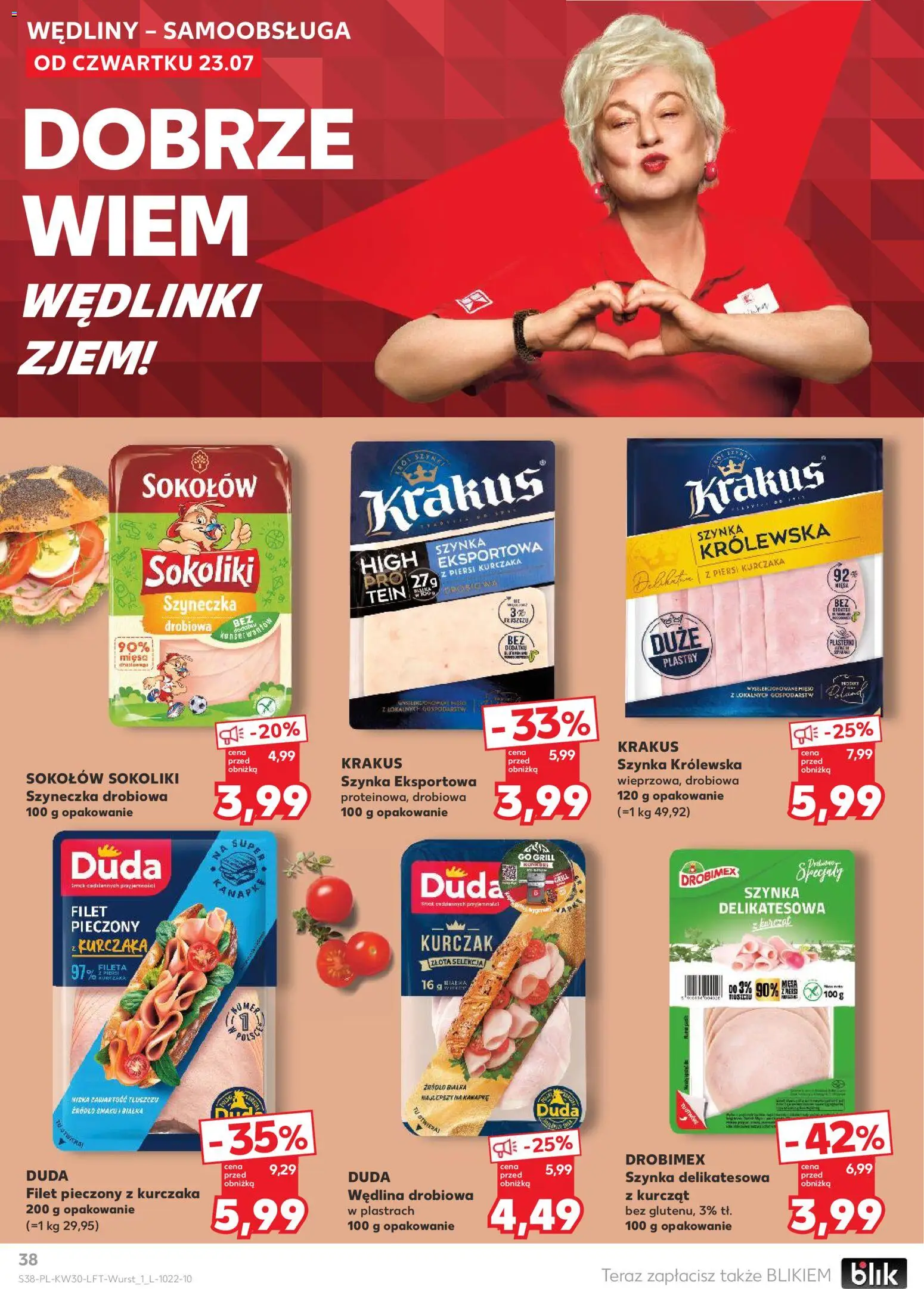 Kaufland Polsko leták od 23.07.2026 | Strana: 38 | Produkty: Filet