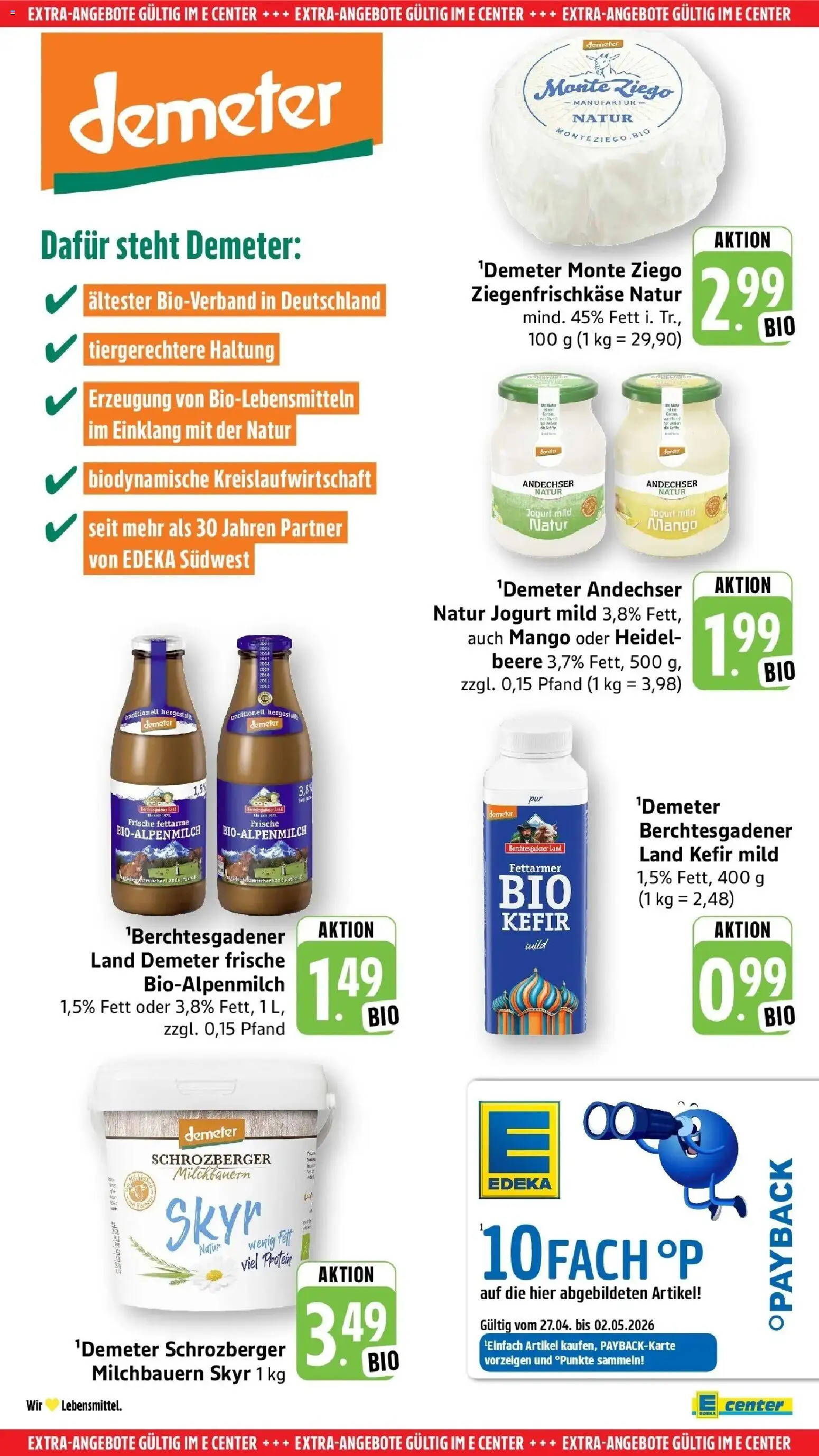 Edeka prospekt Heilbronn	 – gültig ab 27.04.2026 | Seite: 56 | Produkte: Kefir, Skyr, Mango