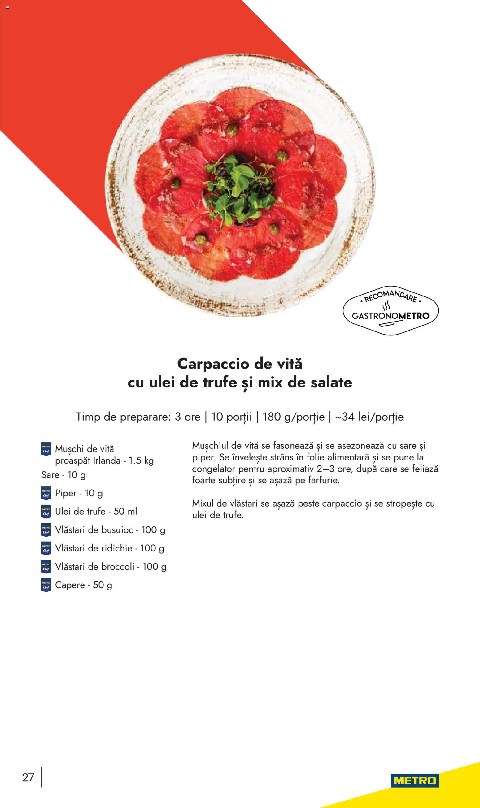 Noul catalog Metro – valabil de la 10.11.2025 | Pagină: 27 | Produse: Çatal, Congelator, Ulei, Sare
