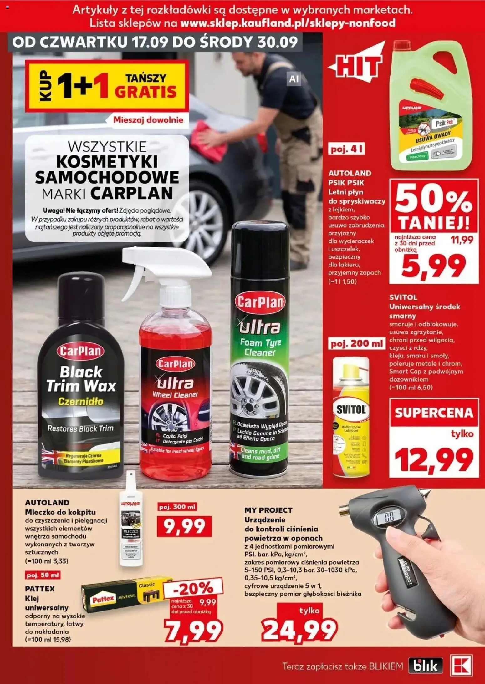 Kaufland gazetka - Złap Okazje od 17.09.2026 - od jutra PDF | Strona: 14 | Produkty: Letni płyn do spryskiwaczy, Cleaner, Płyn do spryskiwaczy, Zapach