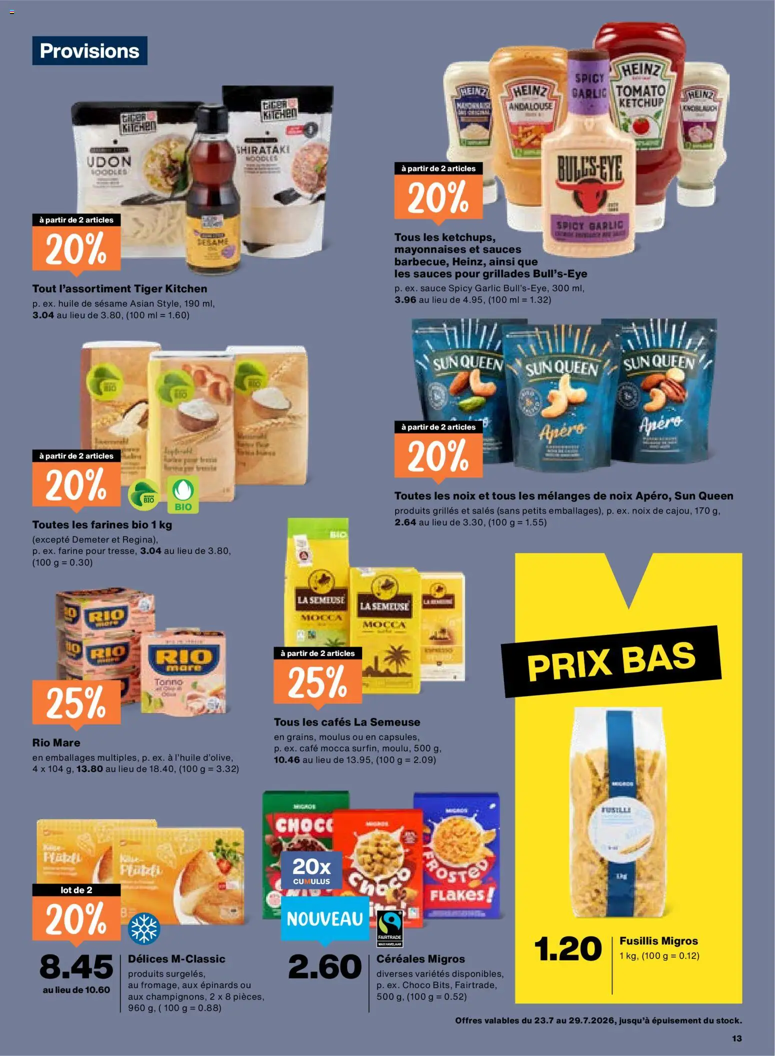 Migros aktionen FR – gültig ab 23.07.2026 | Seite: 13