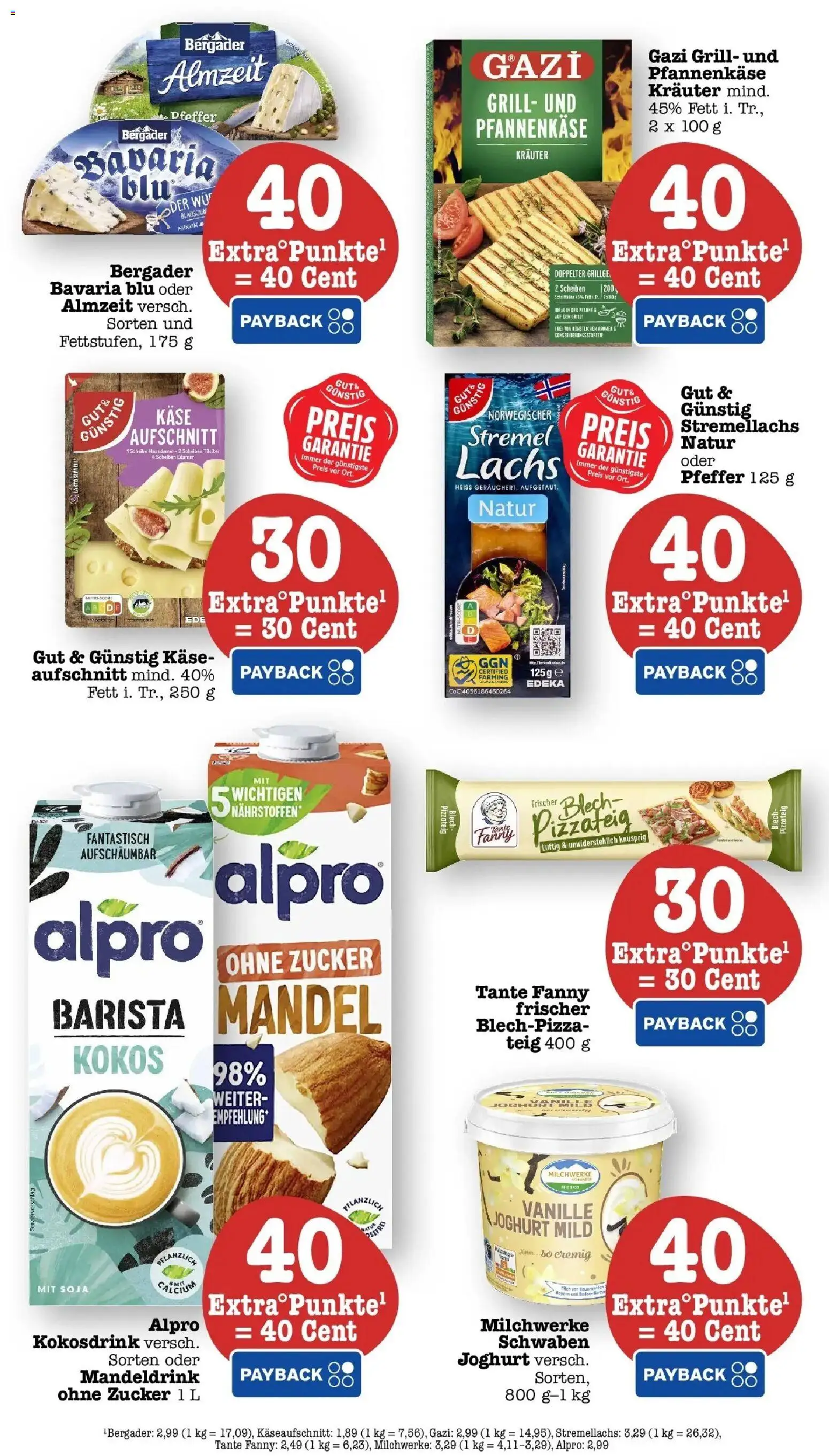 Edeka Prospekt Mainz-Weisenau (ab 31.08.2026) » Angebote Online | Seite: 63 | Produkte: Joghurt, Vanille, Lachs, Alpro