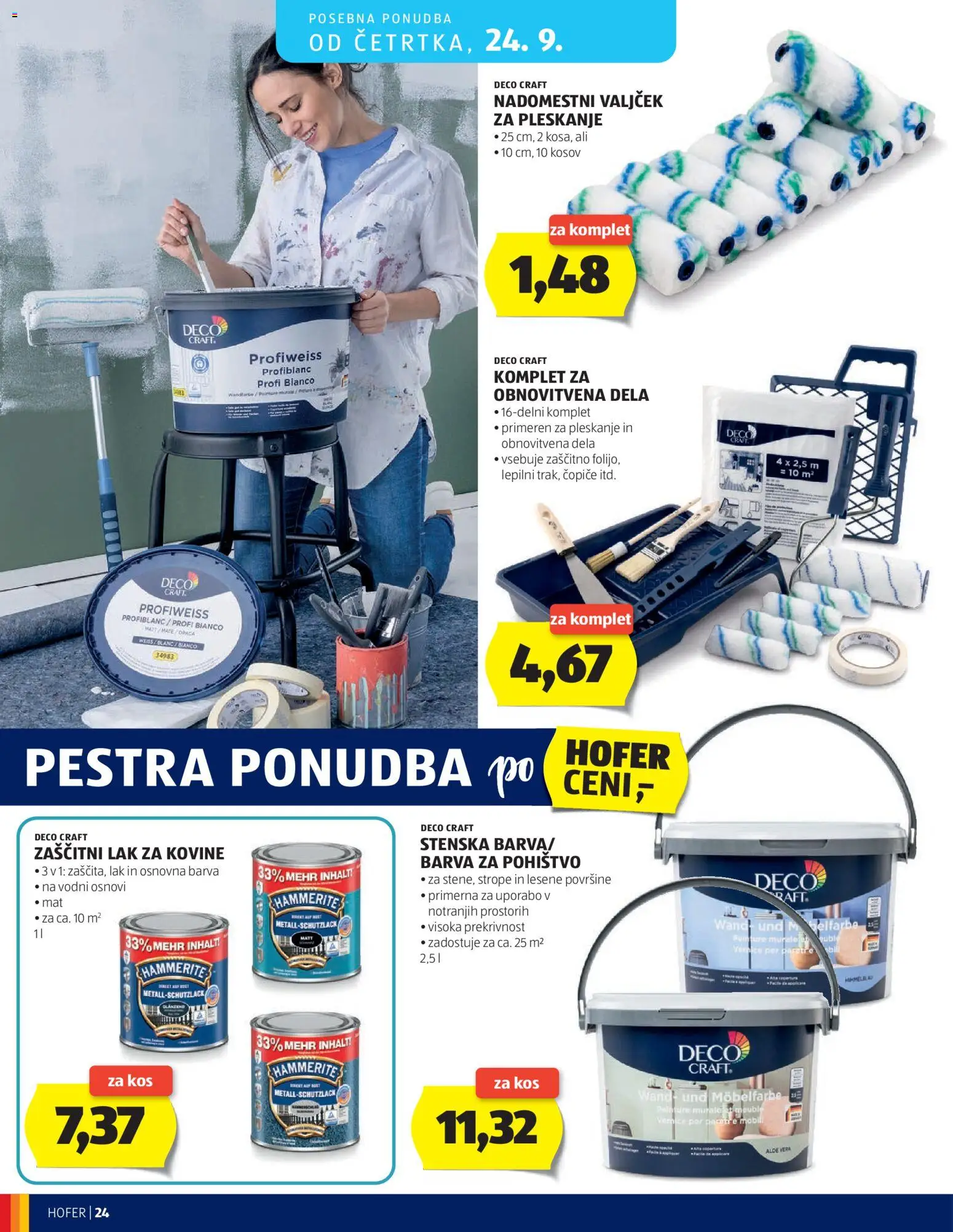 Novi Hofer katalog ponudbe – veljaven od 16.09.2026 | Stran: 24