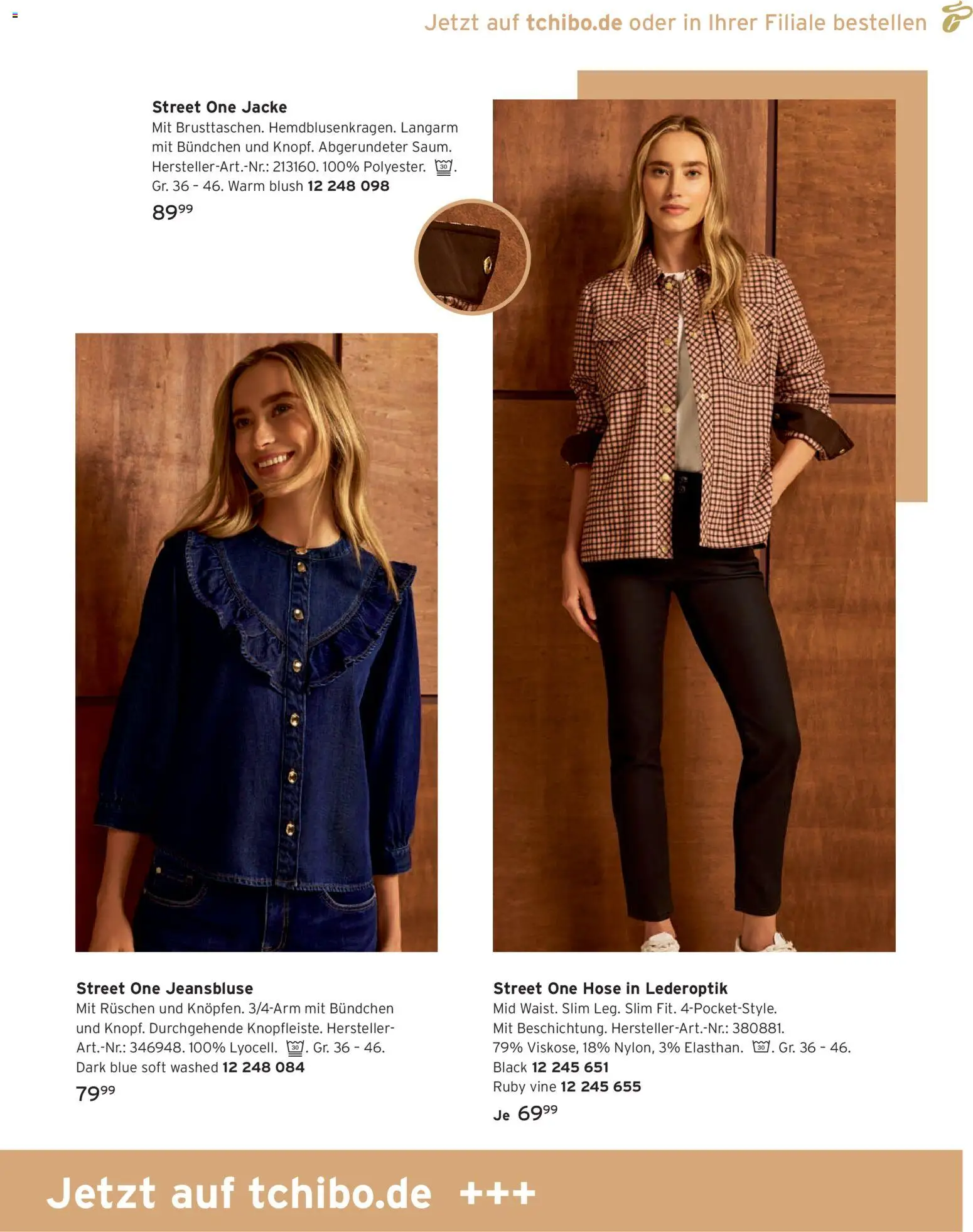 Angebote Tchibo – gültig ab 01.11.2026 | Seite: 83 | Produkte: Jacke, Hose, Blush
