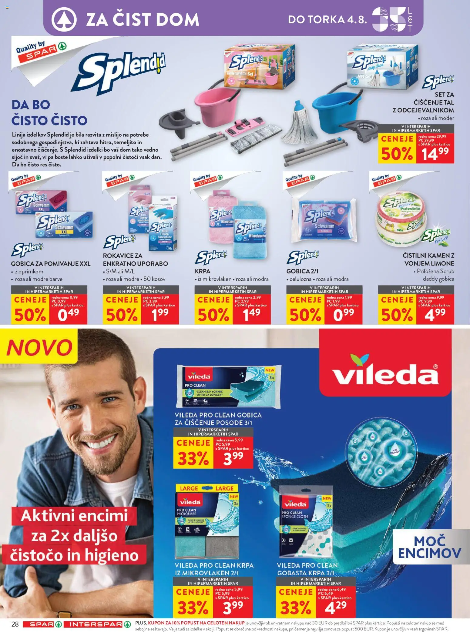 Novi Spar katalog ponudbe – veljaven od 22.07.2026 | Stran: 39 | Izdelki: Gobica, Rokavice