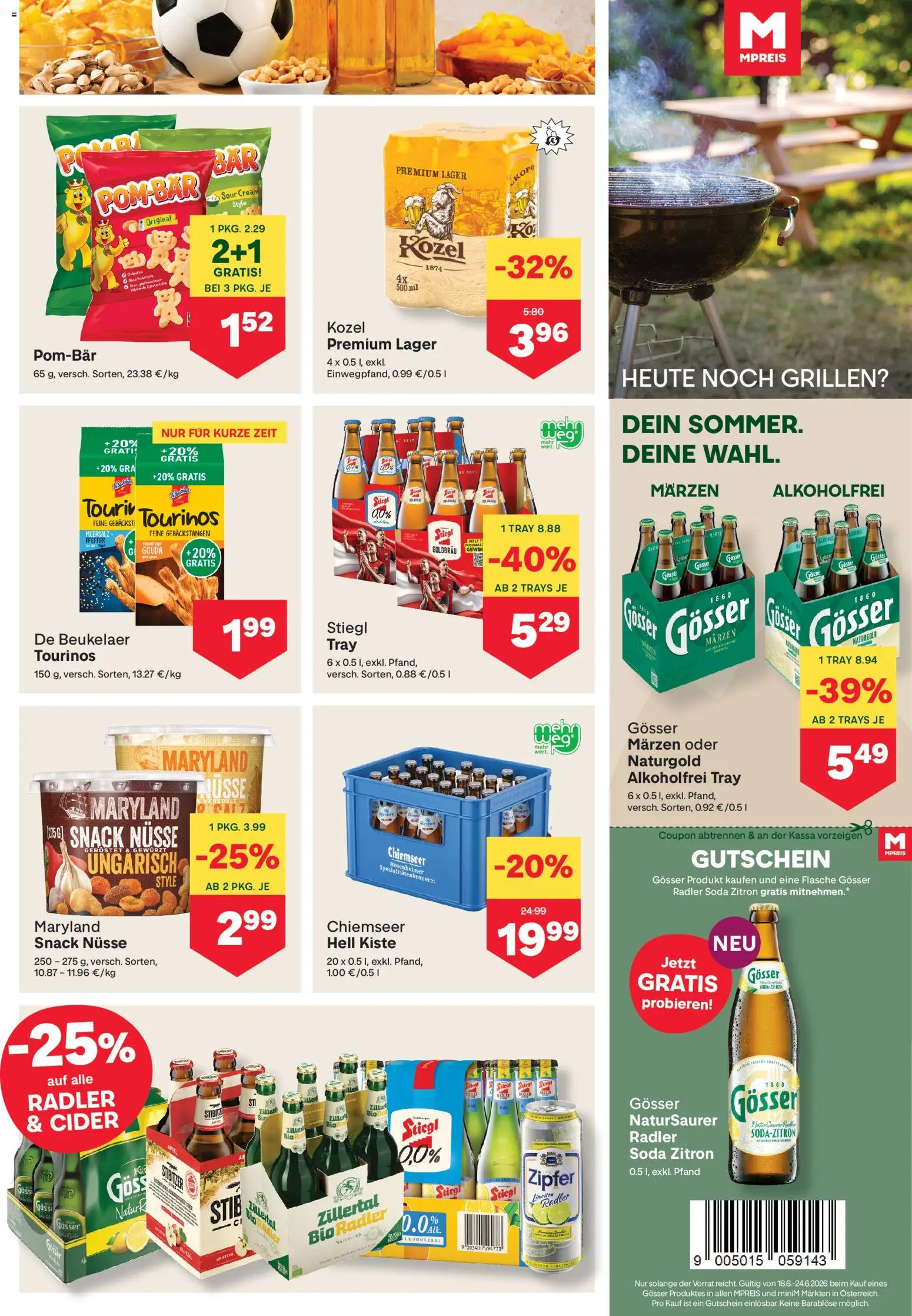 MPREIS Flugblatt gültig ab 18.06.2026 | Seite: 9 | Produkte: Nüsse, Pfeffer