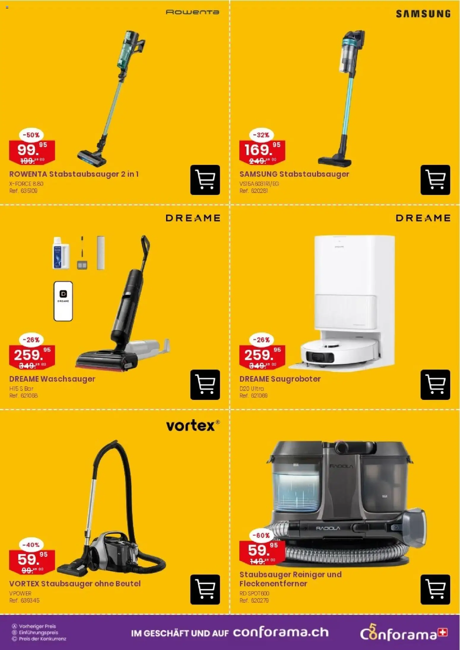 Conforama aktionen E-catalog – gültig ab 07.10.2026 | Seite: 9 | Produkte: Fleckenentferner, Samsung, Staubsauger