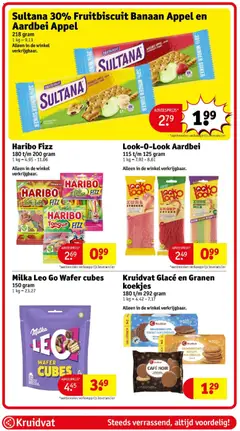 Kruidvat folder week 32 - Voorbeeld van een folder van Kruidvat, geldig van 04/08/2026 | Pagina: 54 | Producten: Granen, Banaan, Aardbei, Snoep
