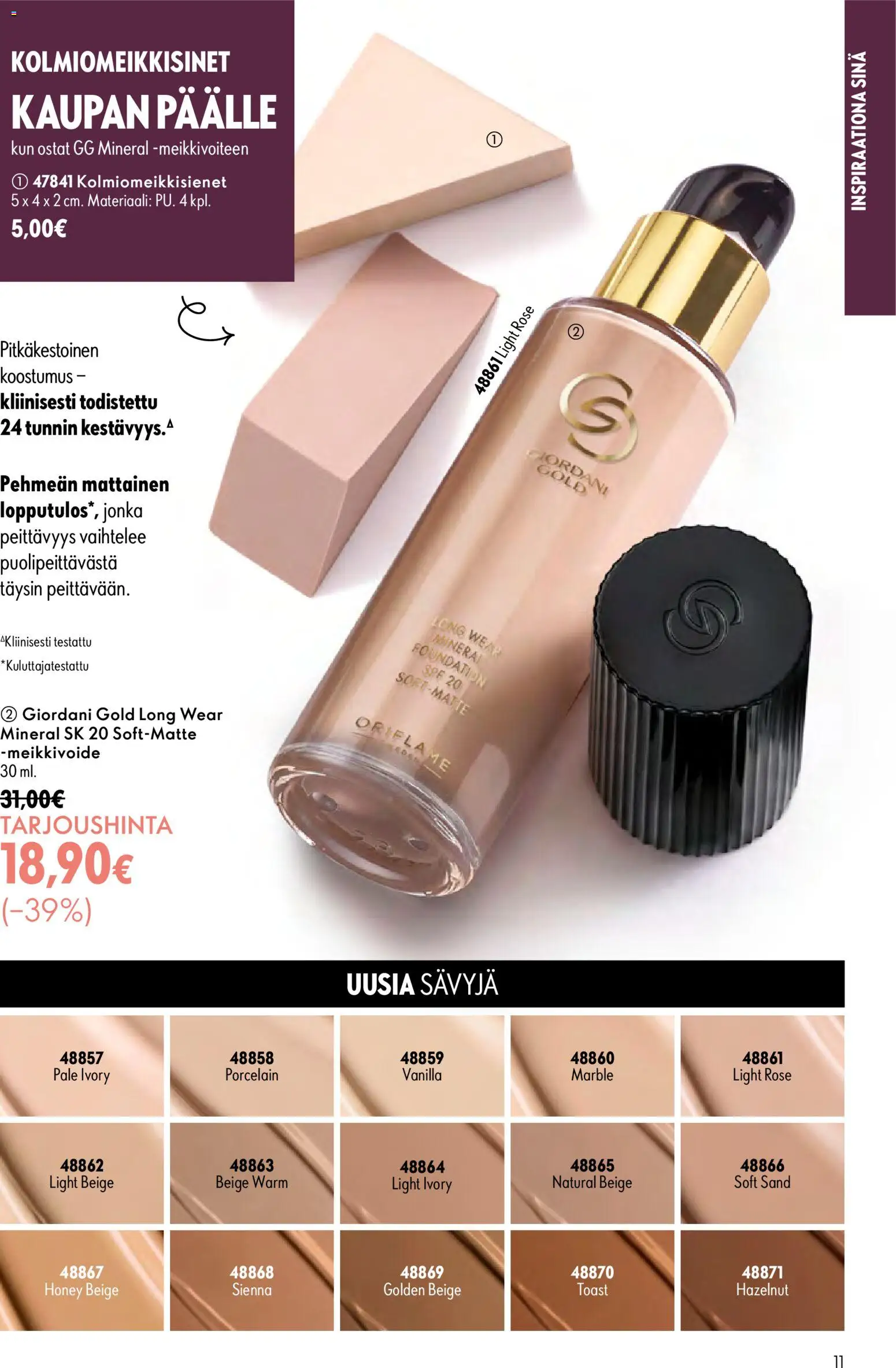 Oriflame tarjoukset – voimassa 16/09/2026 alkaen | Sivu: 11