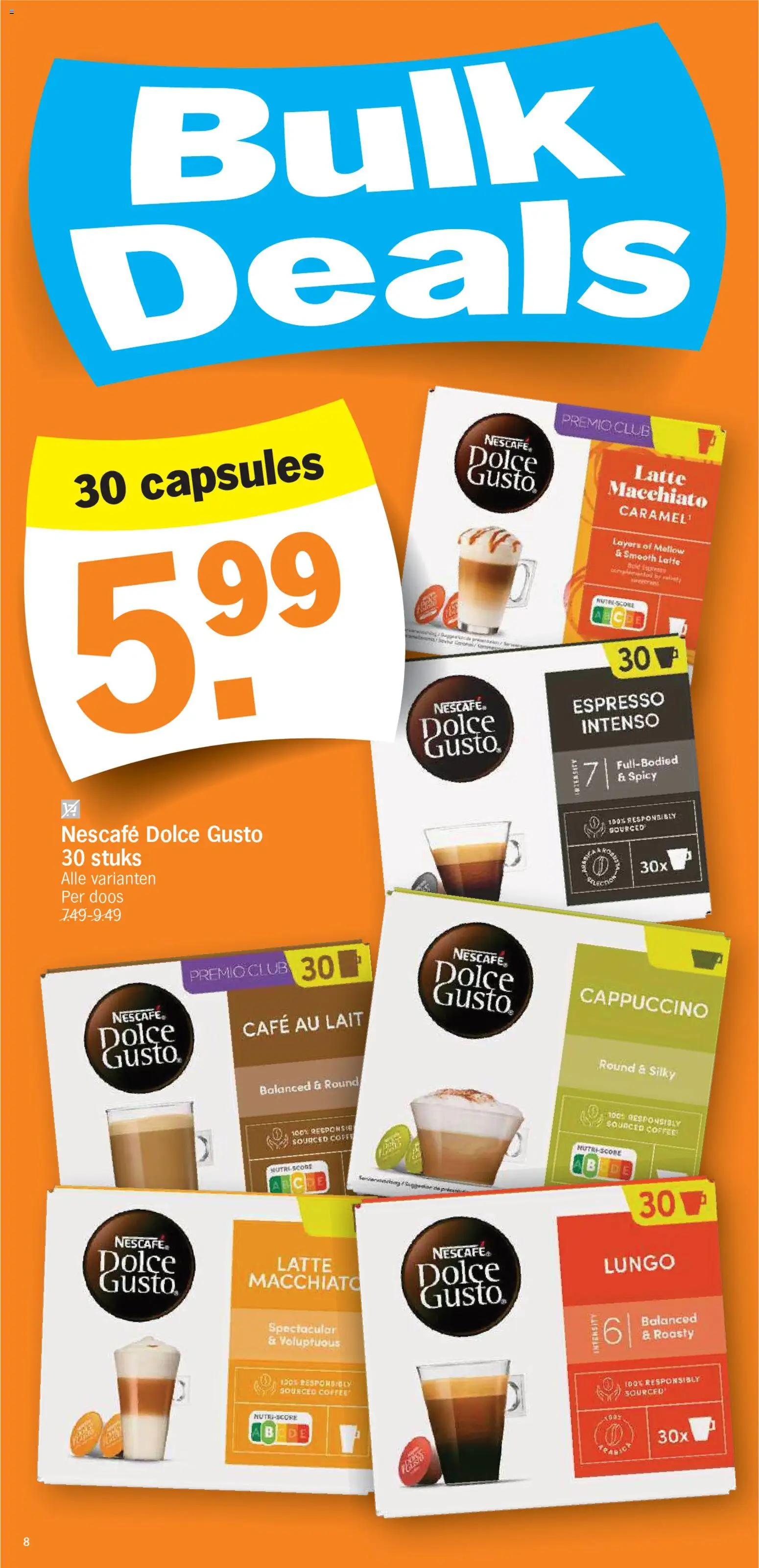 {H1} | Pagina: 8 | Producten: Nescafe, Cappuccino