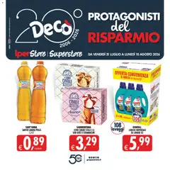 Anteprima del volantino Decò volantino iperStore, Superstore Sicilia valido a partire dal 31/07/2026