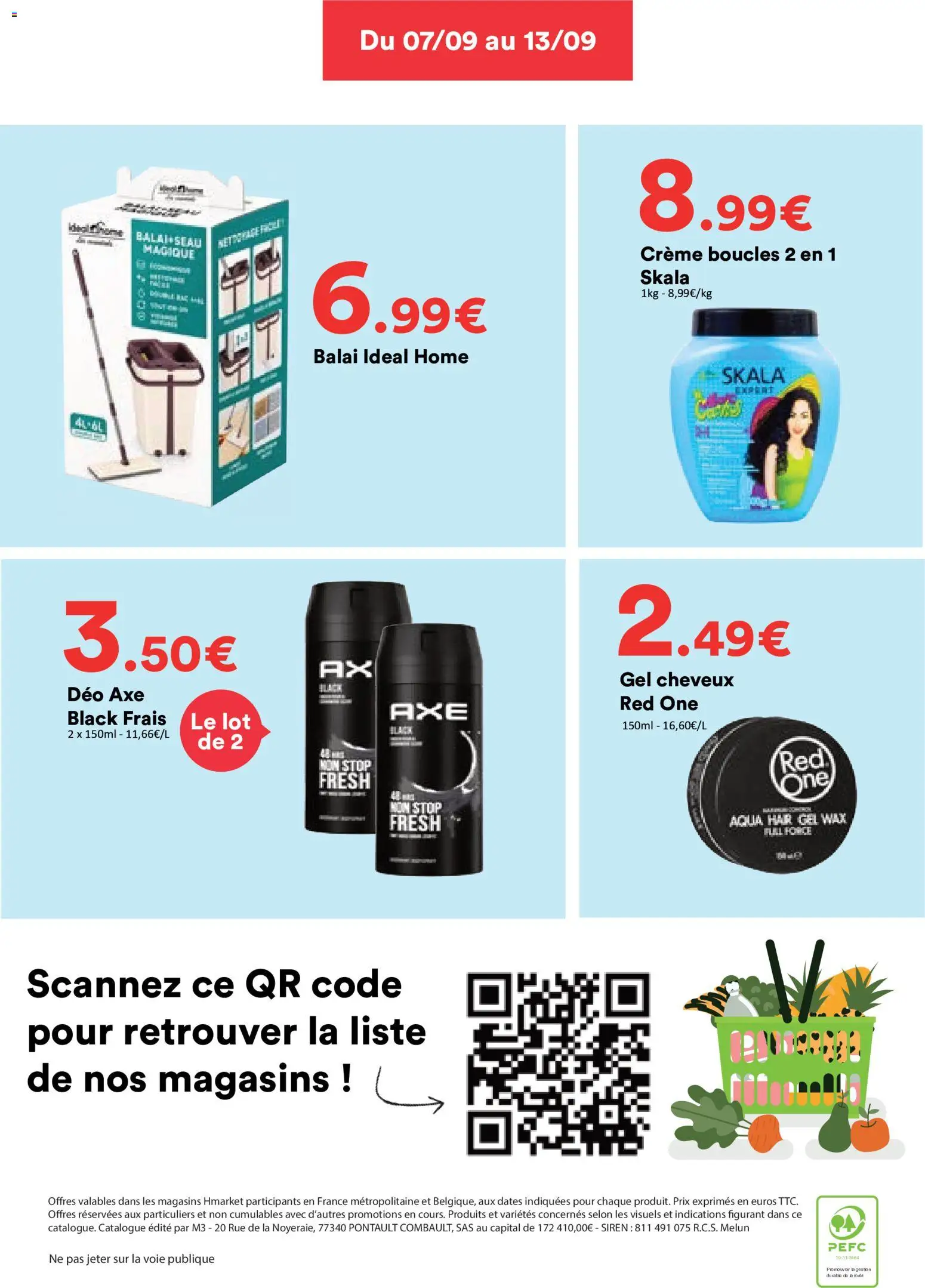 {H1} | Page: 8 | Produits: Axe, Balai, Crème