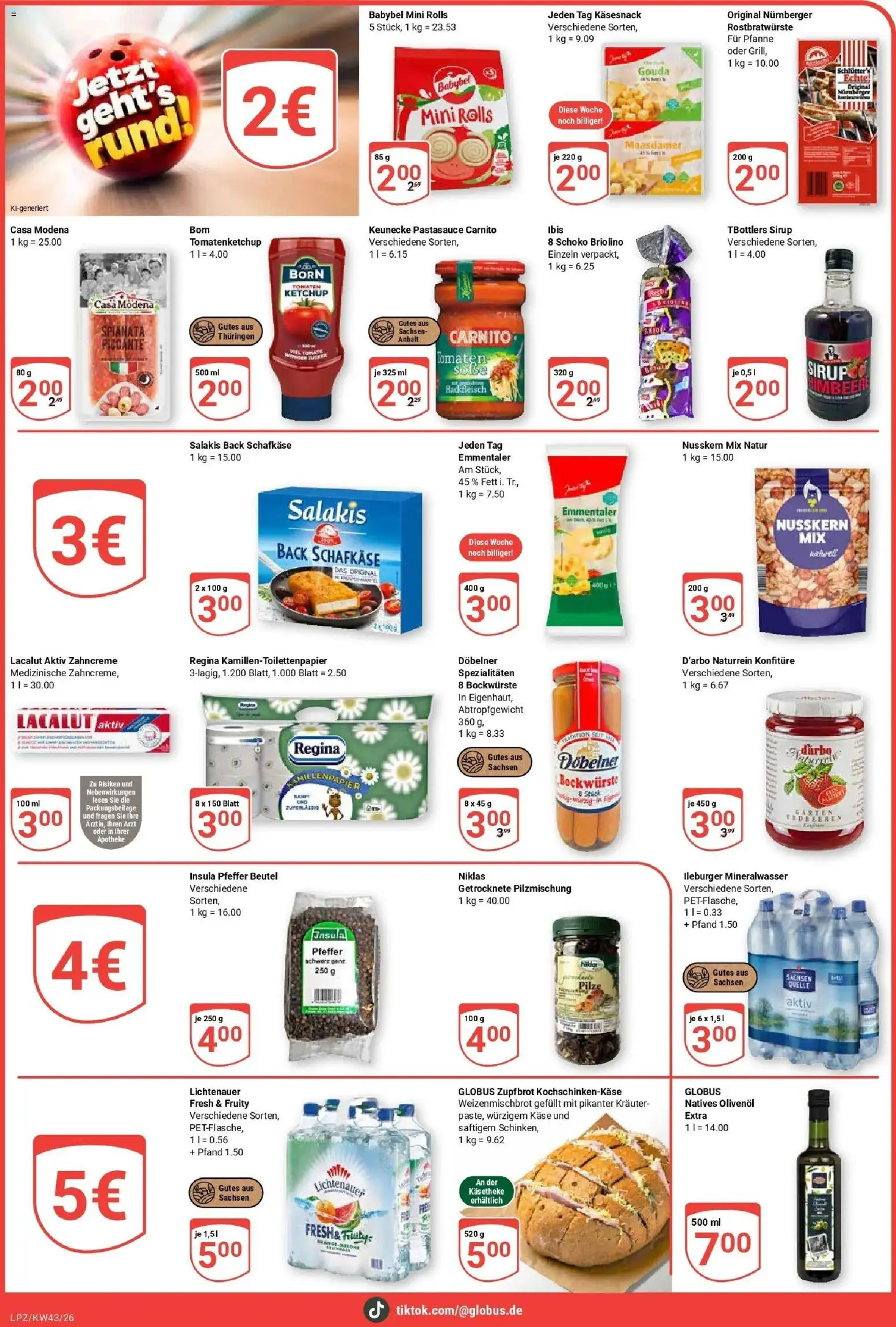 Globus Prospekt Leipzig (ab 19.10.2026) » Angebote online | Seite: 7 | Produkte: Olivenol, Mineralwasser, Salakis, Ketchup