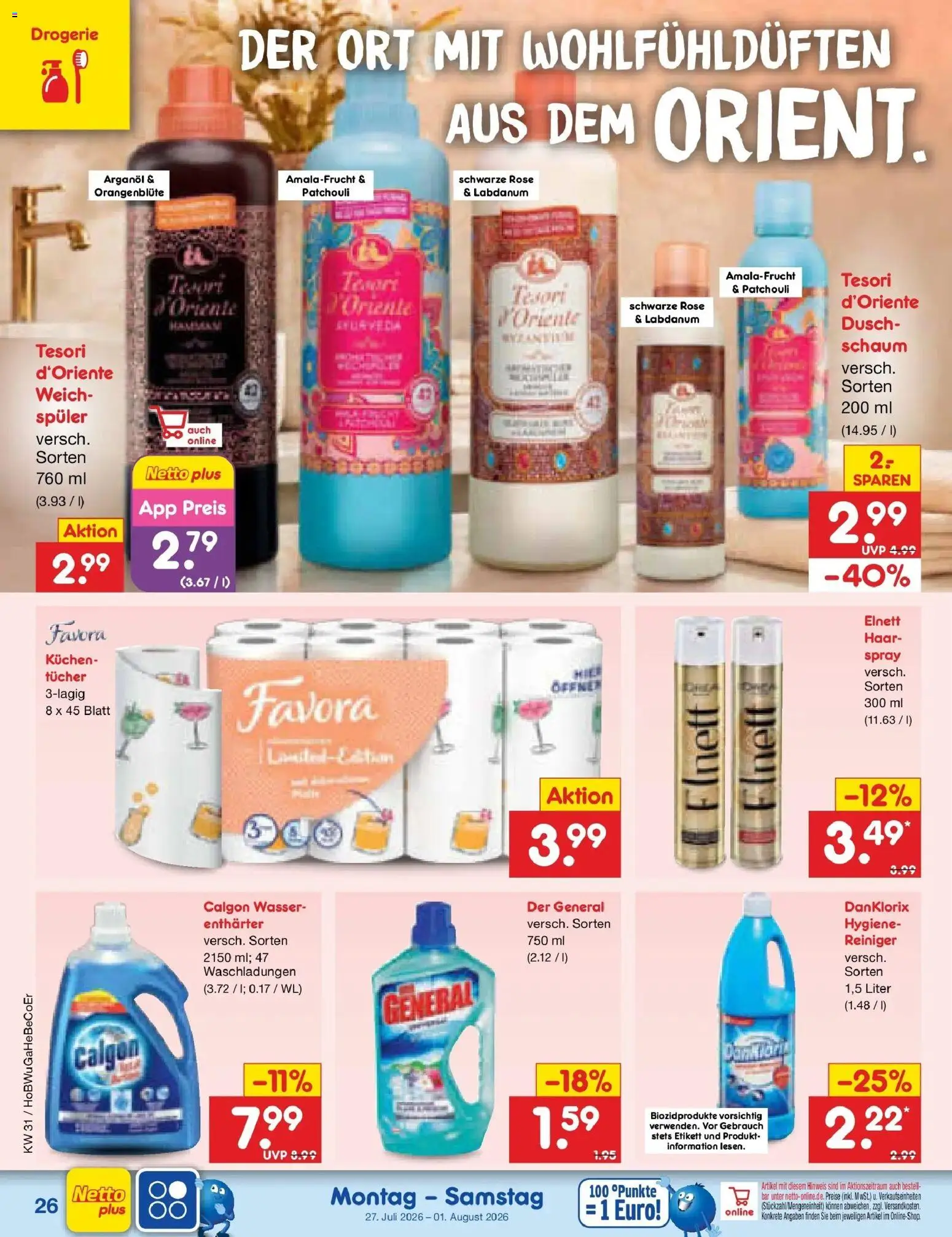 Netto Marken-Discount Prospekt Bielefeld – gültig ab 27.07.2026 | Seite: 41 | Produkte: Wasser, Kuchen