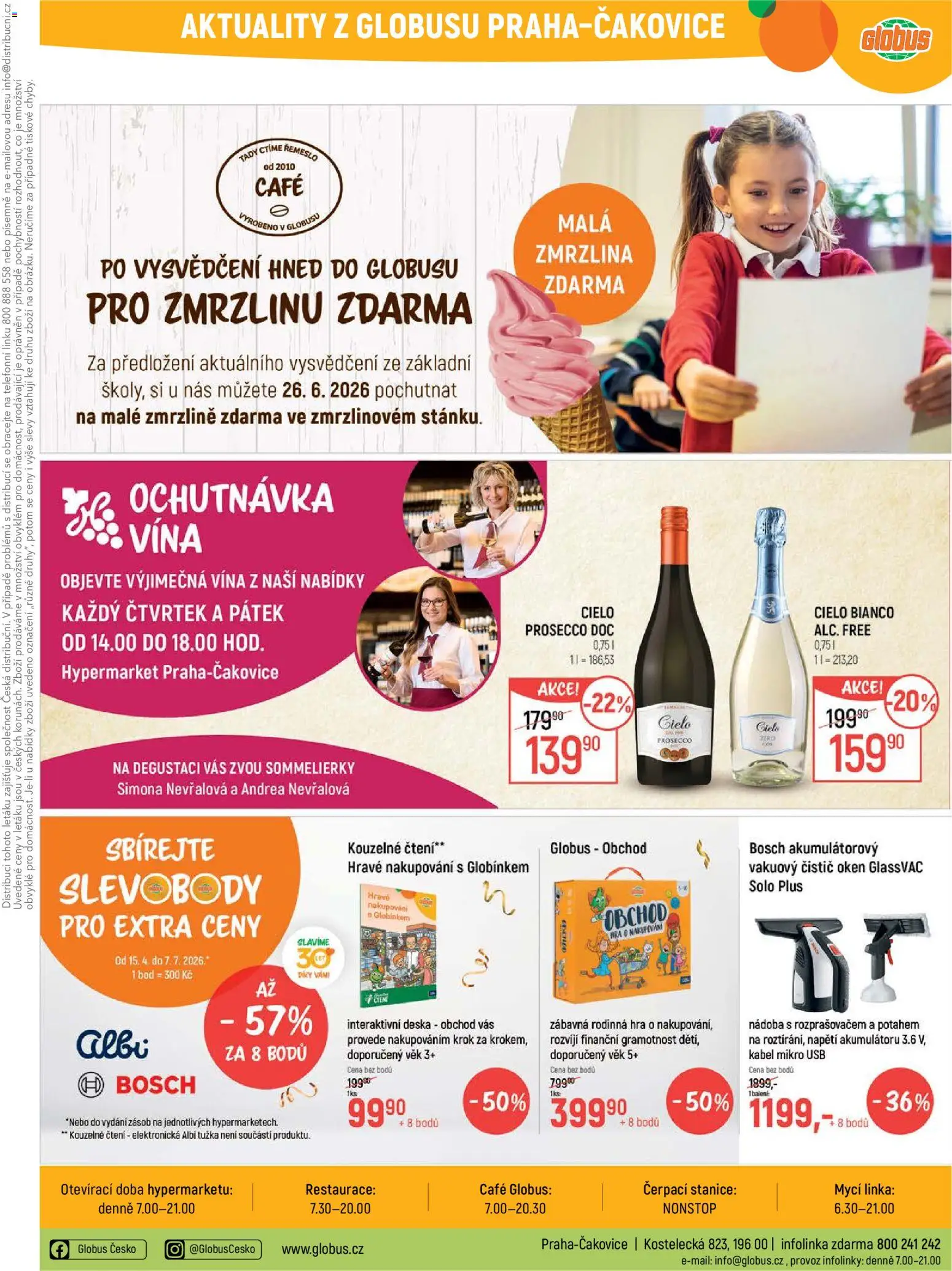 Globus leták od 17.06.2026 | Strana: 42 | Produkty: Globus, Kabel, Prosecco DOC, Čistič oken