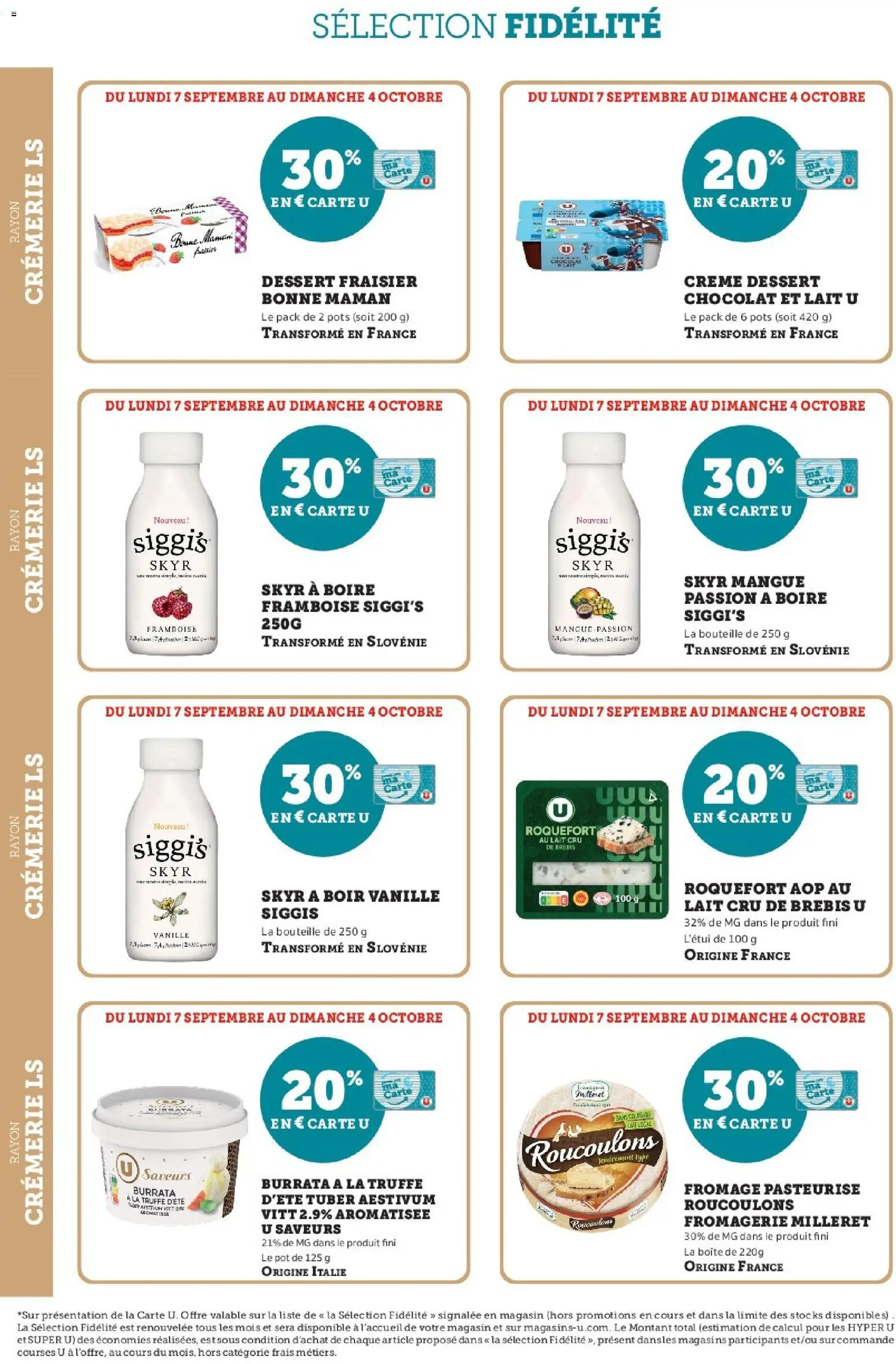 {H1} | Page: 6 | Produits: Mangue, Vanille, Dessert, Bouteille