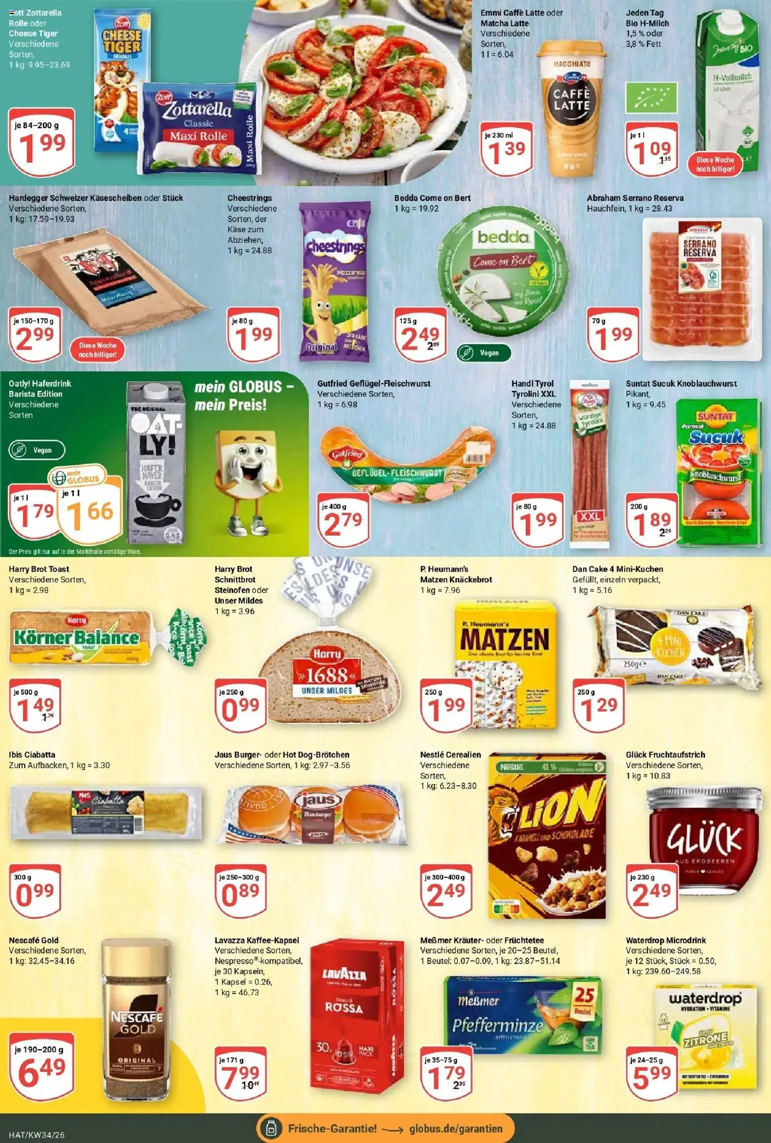 Globus Prospekt Hattersheim (ab 17.08.2026) » Angebote online | Seite: 15 | Produkte: Haferdrink, Oatly, Zitrone, Nescafe gold