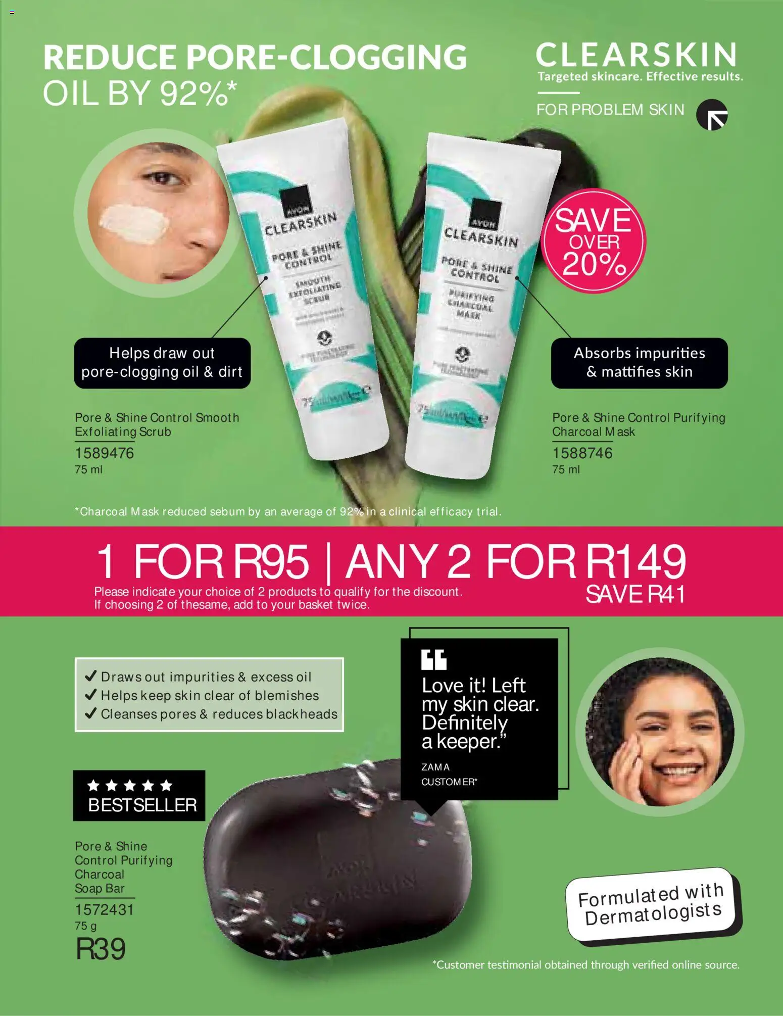 New Avon catalogue – valid from 01/09/2026 | Page: 105 | Products: Basket, Mask, Soap, Scrub