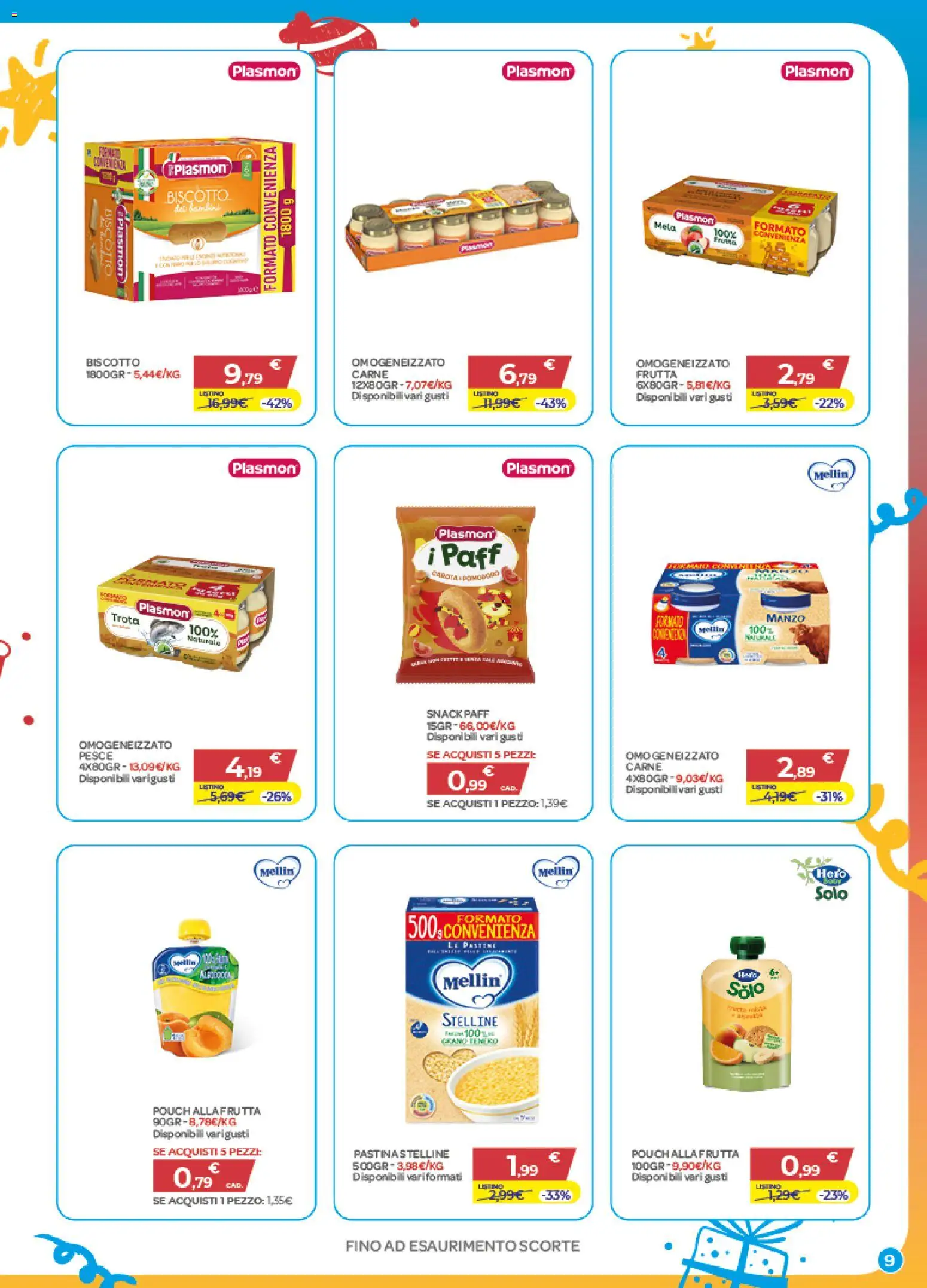 Volantino Bimbo store del 01/10/2026 | Pagina: 9 | Prodotti: Manzo, Trota, Frutta, Carne