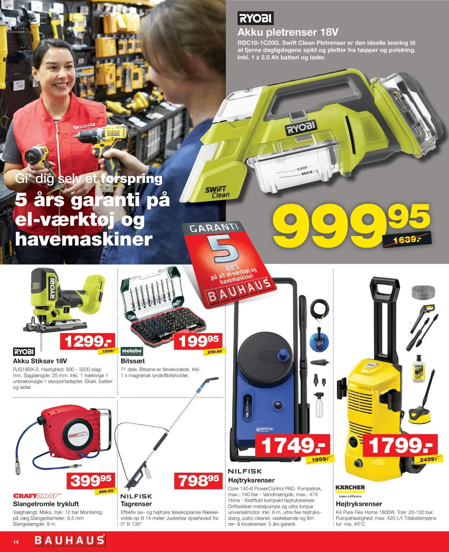Bauhaus tilbudsavis – gyldig fra 05.06.2026 | Side: 14 | Produkter: Batteri