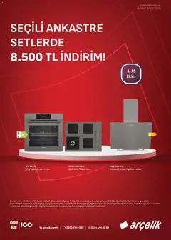 01 Ekim 2026 tarihinden itibaren geçerli olan Arçelik kataloğu önizlemesi