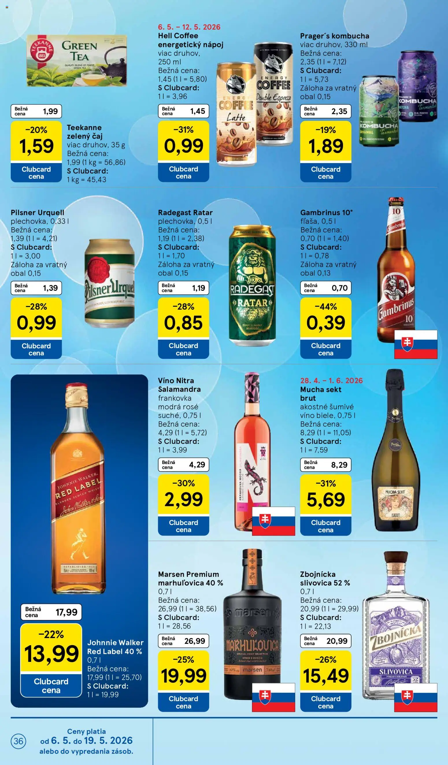 Nové Tesco akcie – leták je platný od 06.05.2026 | Strana: 36