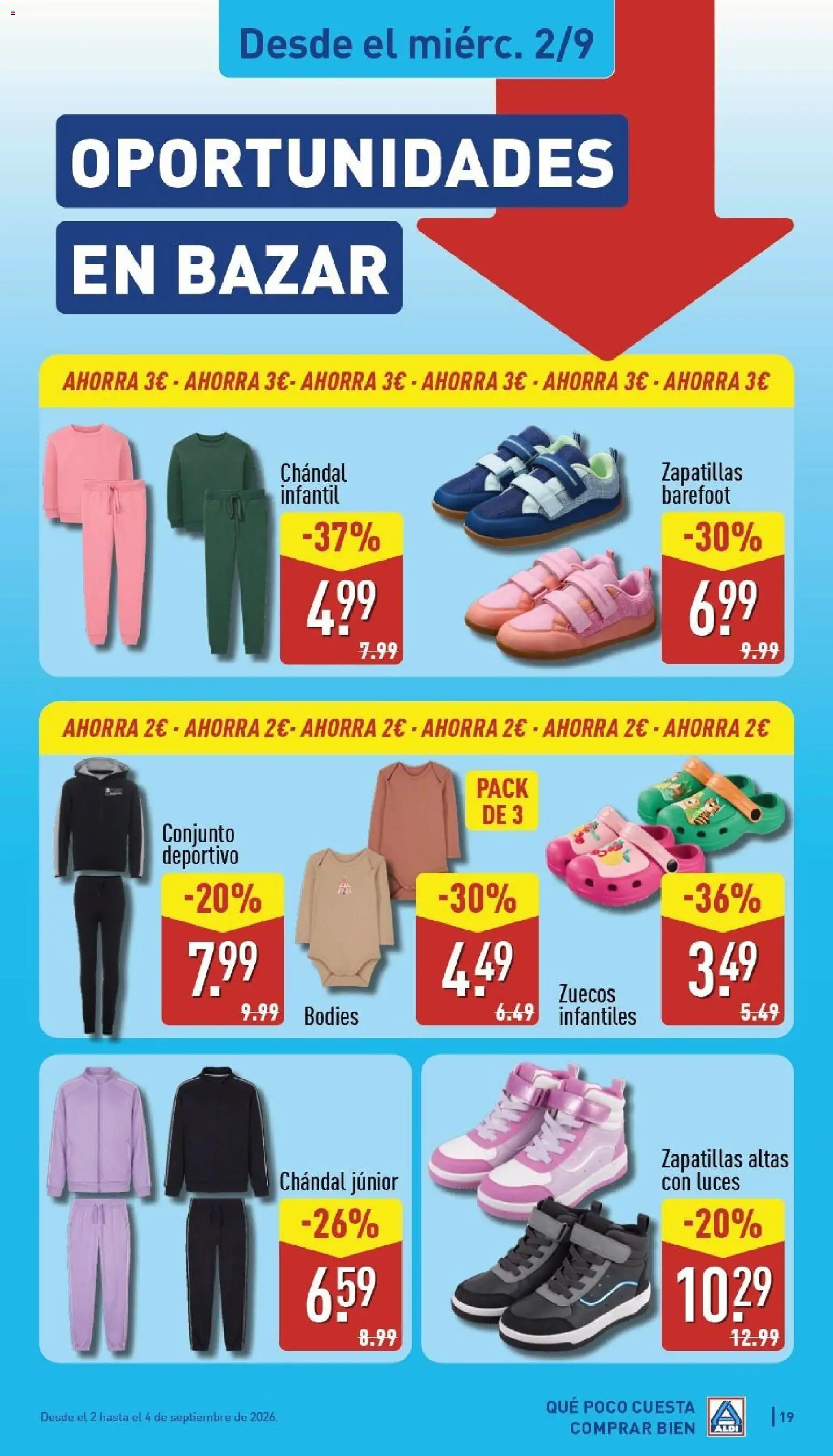 Aldi folleto Canarias │ válido desde el 31/08/2026 | Página: 19 | Productos: Zapatillas