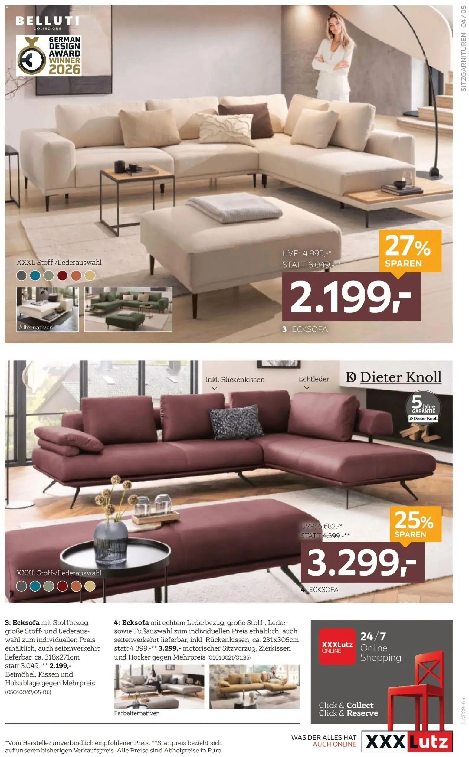 XXXLutz Polstermöbel gültig ab 28.07.2026 | Seite: 5 | Produkte: Kissen