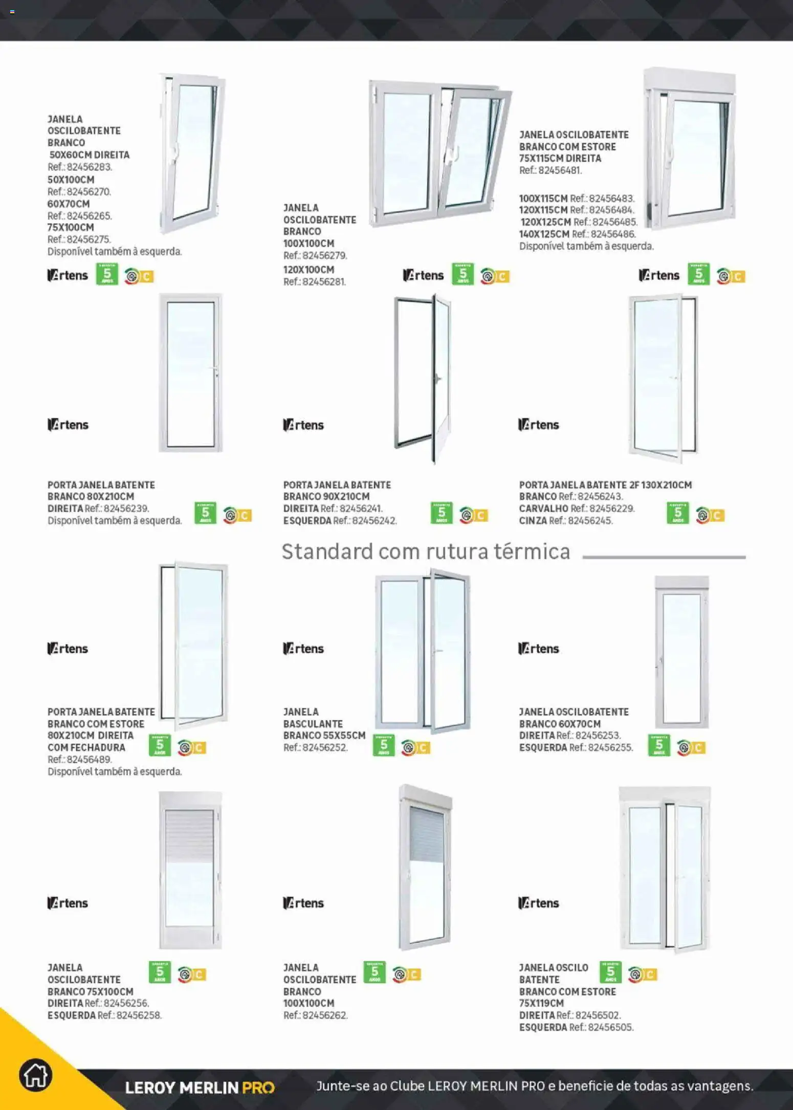 Leroy Merlin Catálogo Pro │ válido de 09.06.2026 | Página: 136 | Produtos: Porta, Janela