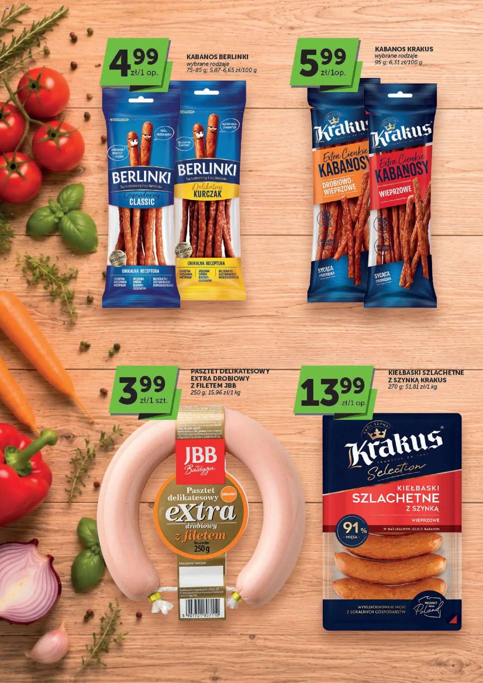 Groszek gazetka - Katalog od 02.07.2026 | Strona: 2 | Produkty: Kurczak, Mięso, Kiełbaski, Szynka
