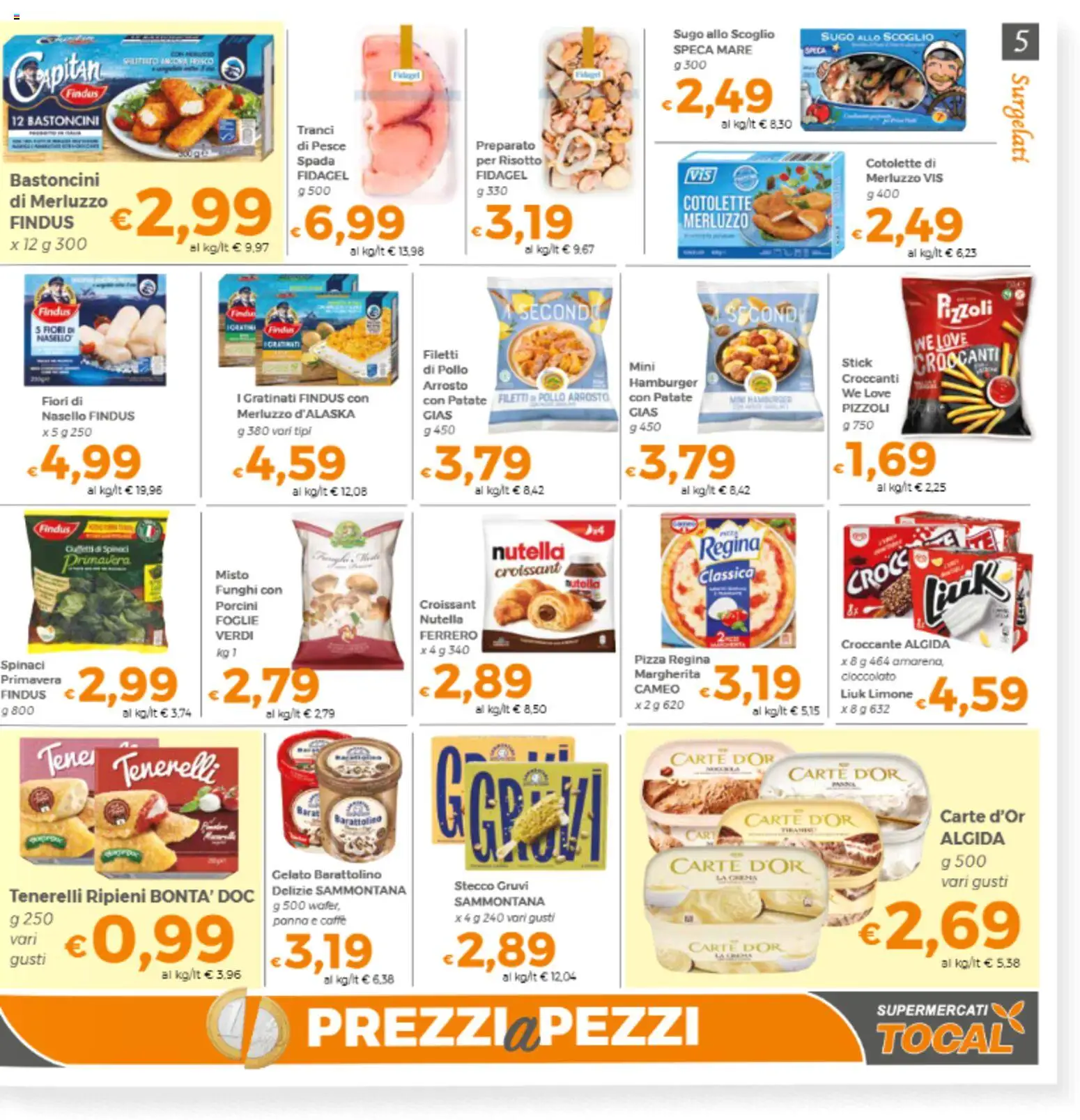 Volantino Tocal del 29.05.2026 | Pagina: 5 | Prodotti: Merluzzo, Limone, Croissant, Sugo