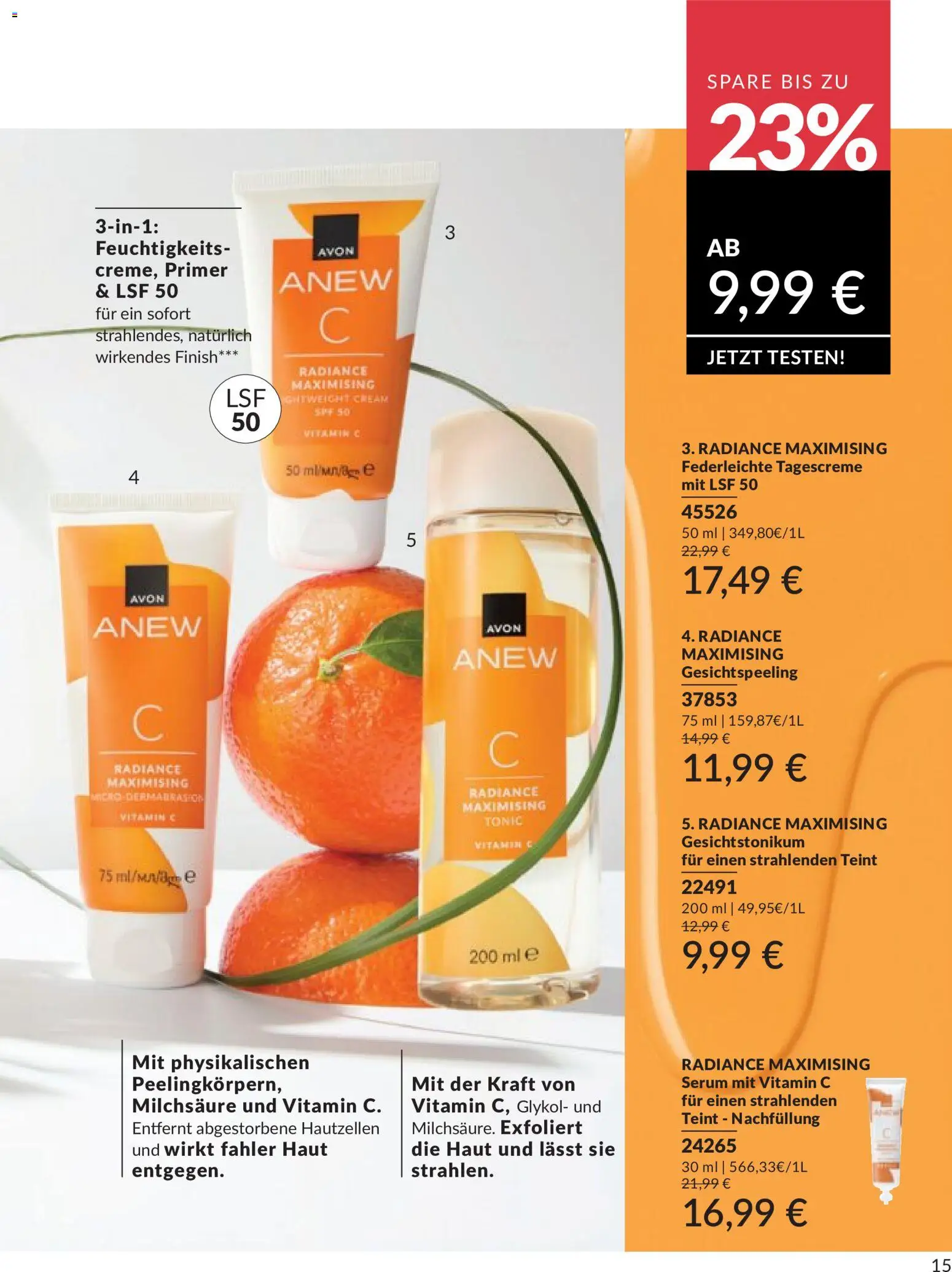 AVON Katalog Mai 2026 – gültig ab 01.05.2026 | Seite: 17 | Produkte: Finish, Serum, Primer, Tagescreme