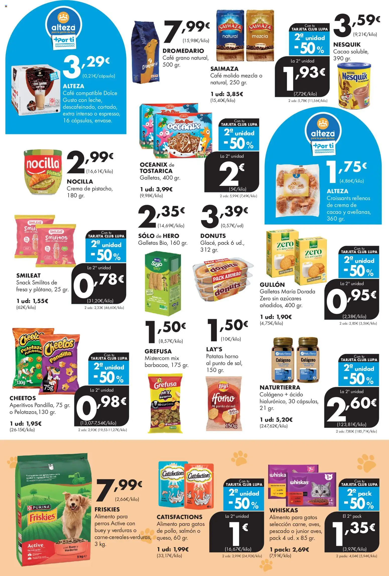 Lupa Supermercados folleto │ válido desde el 20/08/2026 | Página: 9 | Productos: Crema, Galletas, Salmón, Cacao