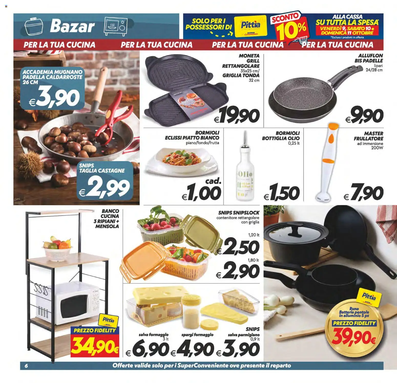 Volantino SuperConveniente del 02/10/2026 | Pagina: 31 | Prodotti: Formaggio, Padella, Griglia, Mensola